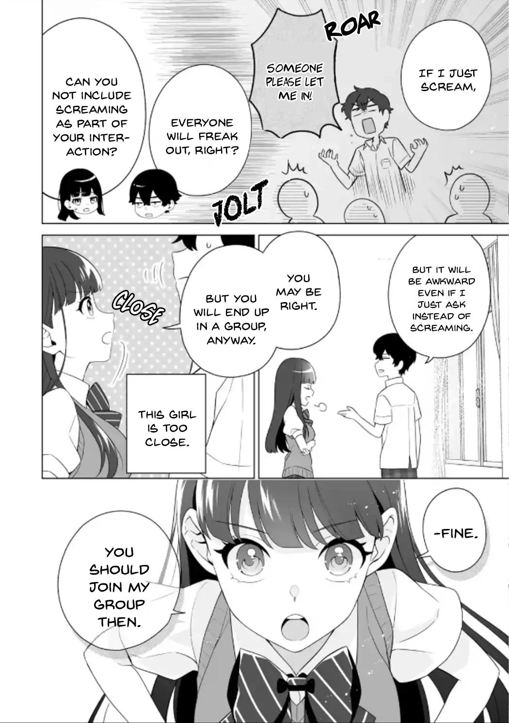 Please Leave Me Alone (For Some Reason, She Wants to Change a Lone Wolf's Helpless High School Life.) Chapter 11 page 28 - Chapter 11: I Feel Like Forming Groups for the Trip Is More Worrying Than the Actual Trip, Alright?