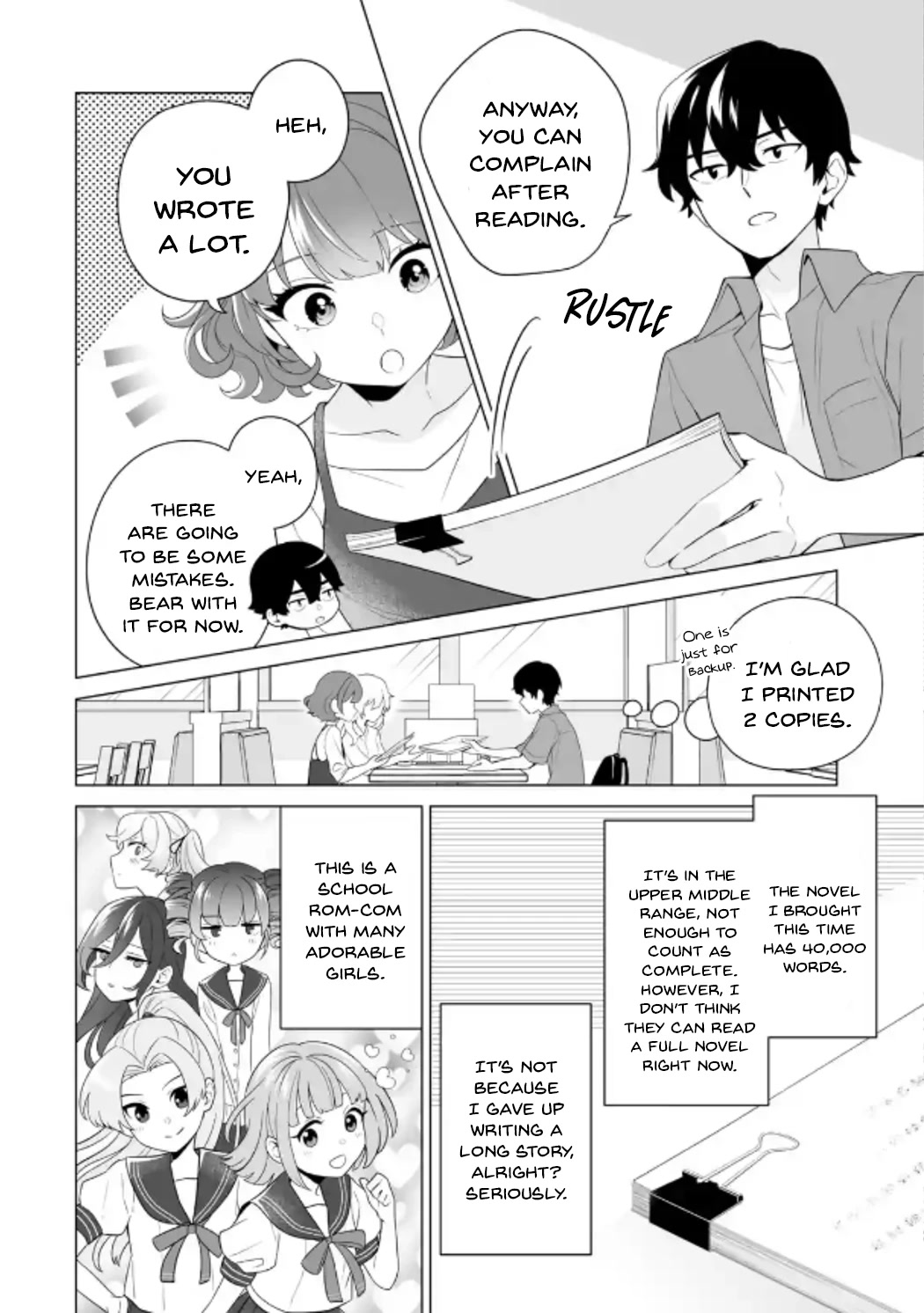 Please Leave Me Alone (For Some Reason, She Wants to Change a Lone Wolf's Helpless High School Life.) Chapter 11 page 6 - Chapter 11: I Feel Like Forming Groups for the Trip Is More Worrying Than the Actual Trip, Alright?