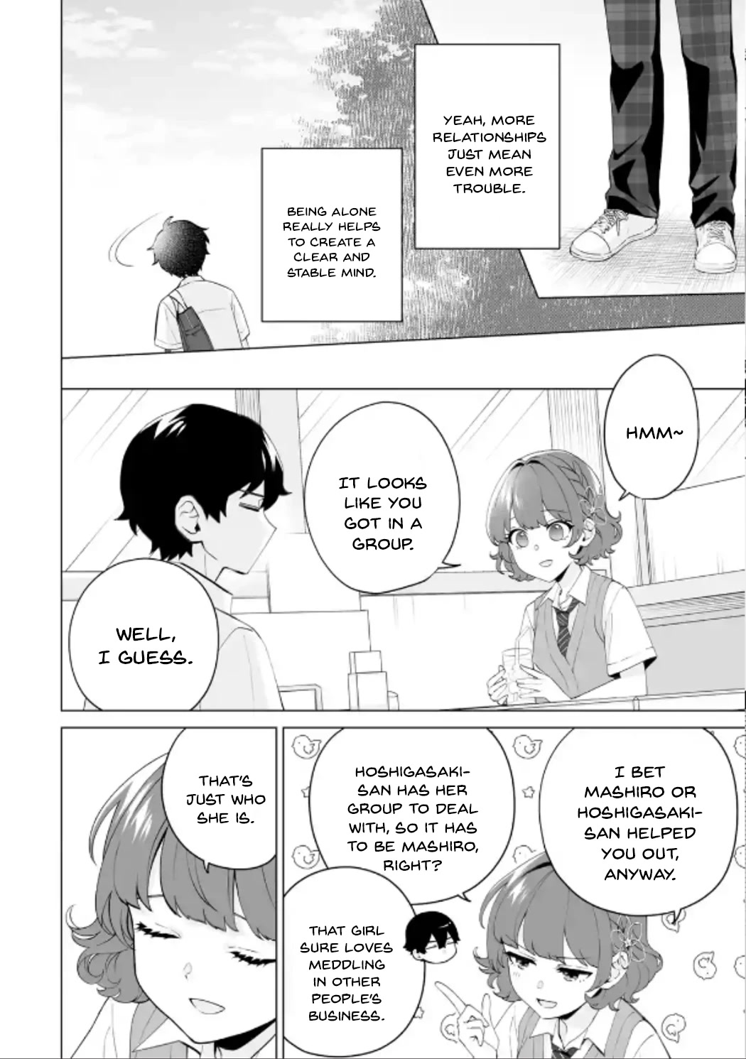 Please Leave Me Alone (For Some Reason, She Wants to Change a Lone Wolf's Helpless High School Life.) Chapter 12 page 10 - Chapter 12: I Want You to Stop Imposing These Normie Values of Yours onto Me, Alright?