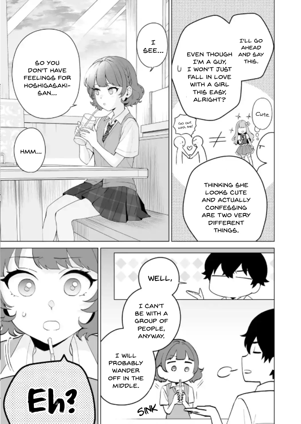 Please Leave Me Alone (For Some Reason, She Wants to Change a Lone Wolf's Helpless High School Life.) Chapter 12 page 15 - Chapter 12: I Want You to Stop Imposing These Normie Values of Yours onto Me, Alright?