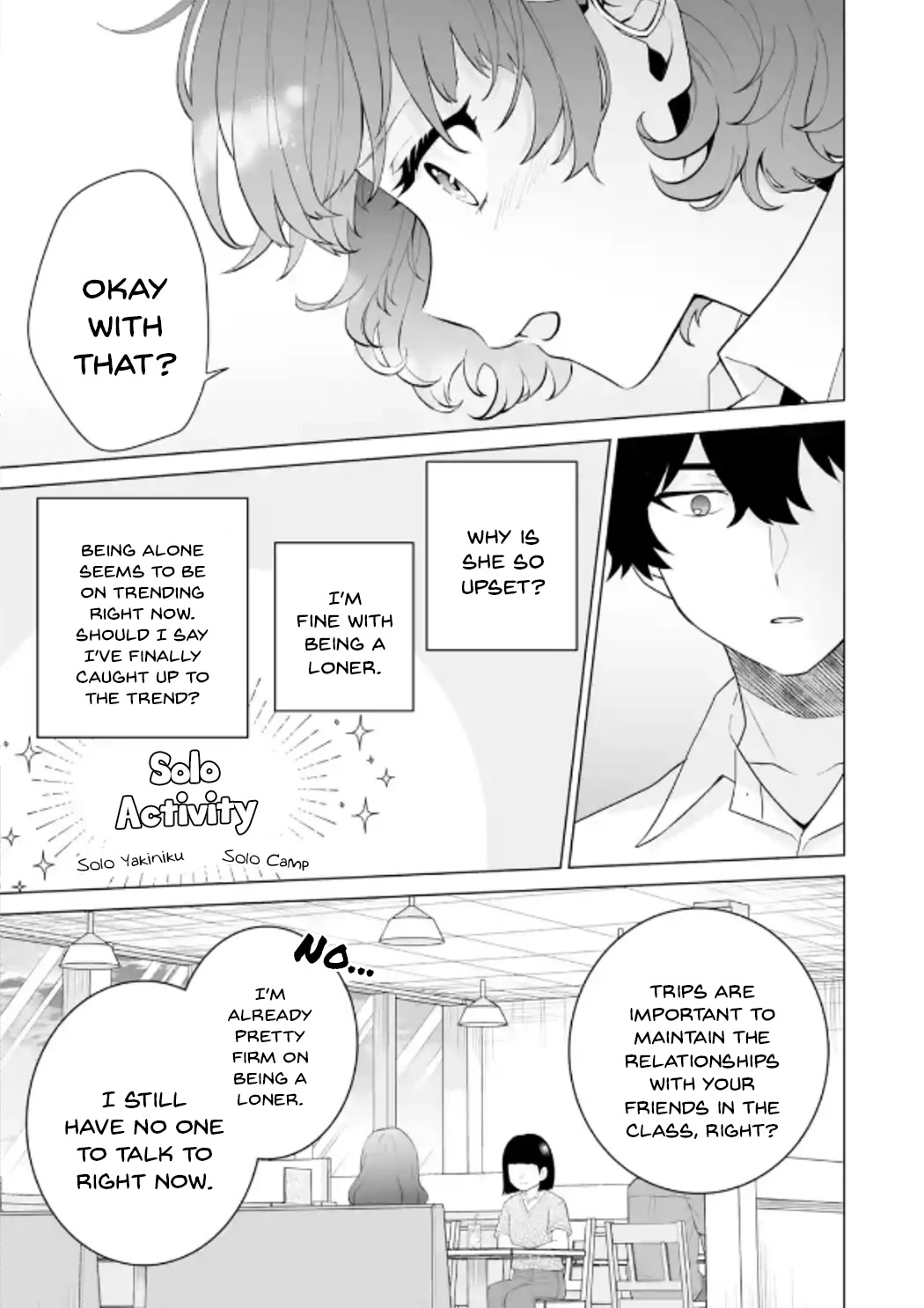 Please Leave Me Alone (For Some Reason, She Wants to Change a Lone Wolf's Helpless High School Life.) Chapter 12 page 17 - Chapter 12: I Want You to Stop Imposing These Normie Values of Yours onto Me, Alright?