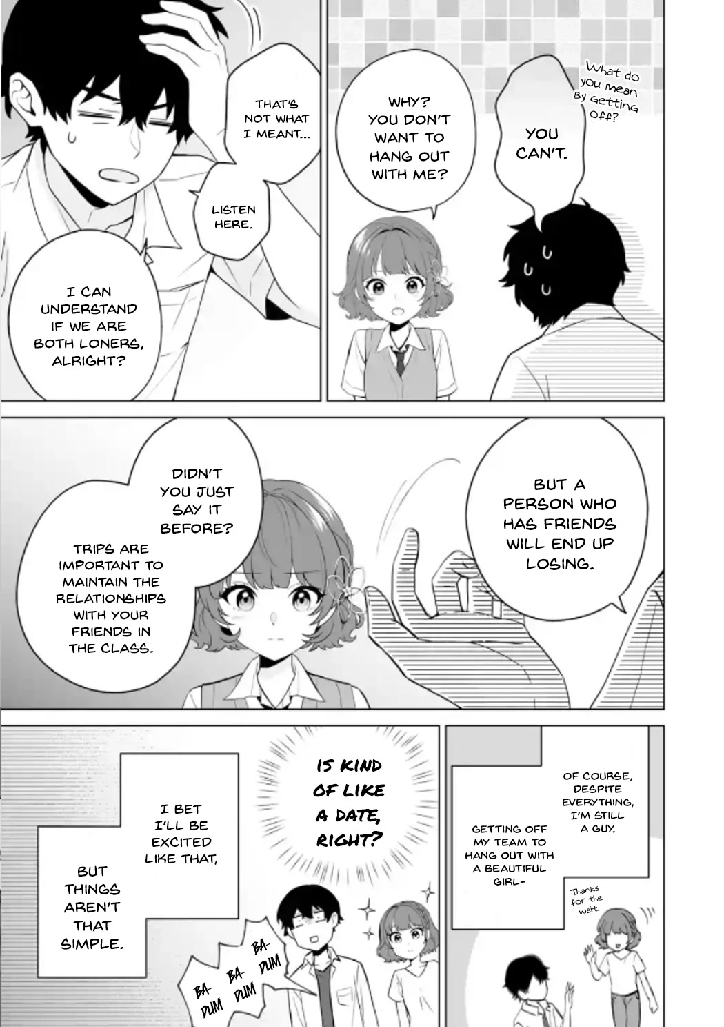 Please Leave Me Alone (For Some Reason, She Wants to Change a Lone Wolf's Helpless High School Life.) Chapter 12 page 21 - Chapter 12: I Want You to Stop Imposing These Normie Values of Yours onto Me, Alright?