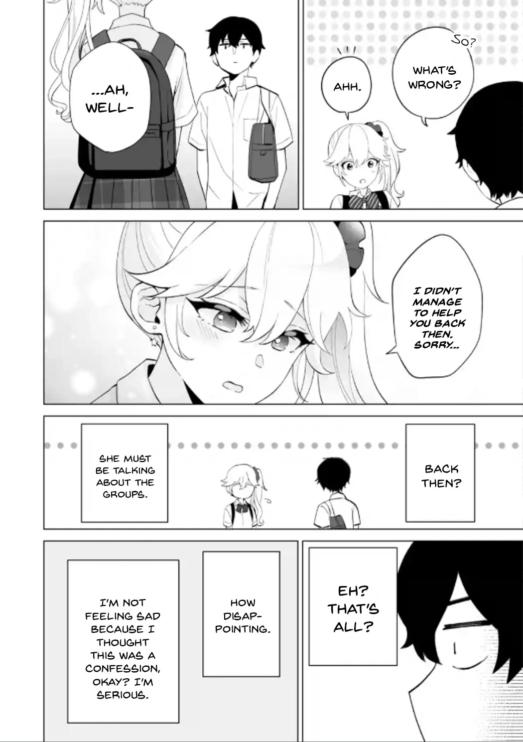 Please Leave Me Alone (For Some Reason, She Wants to Change a Lone Wolf's Helpless High School Life.) Chapter 12 page 4 - Chapter 12: I Want You to Stop Imposing These Normie Values of Yours onto Me, Alright?