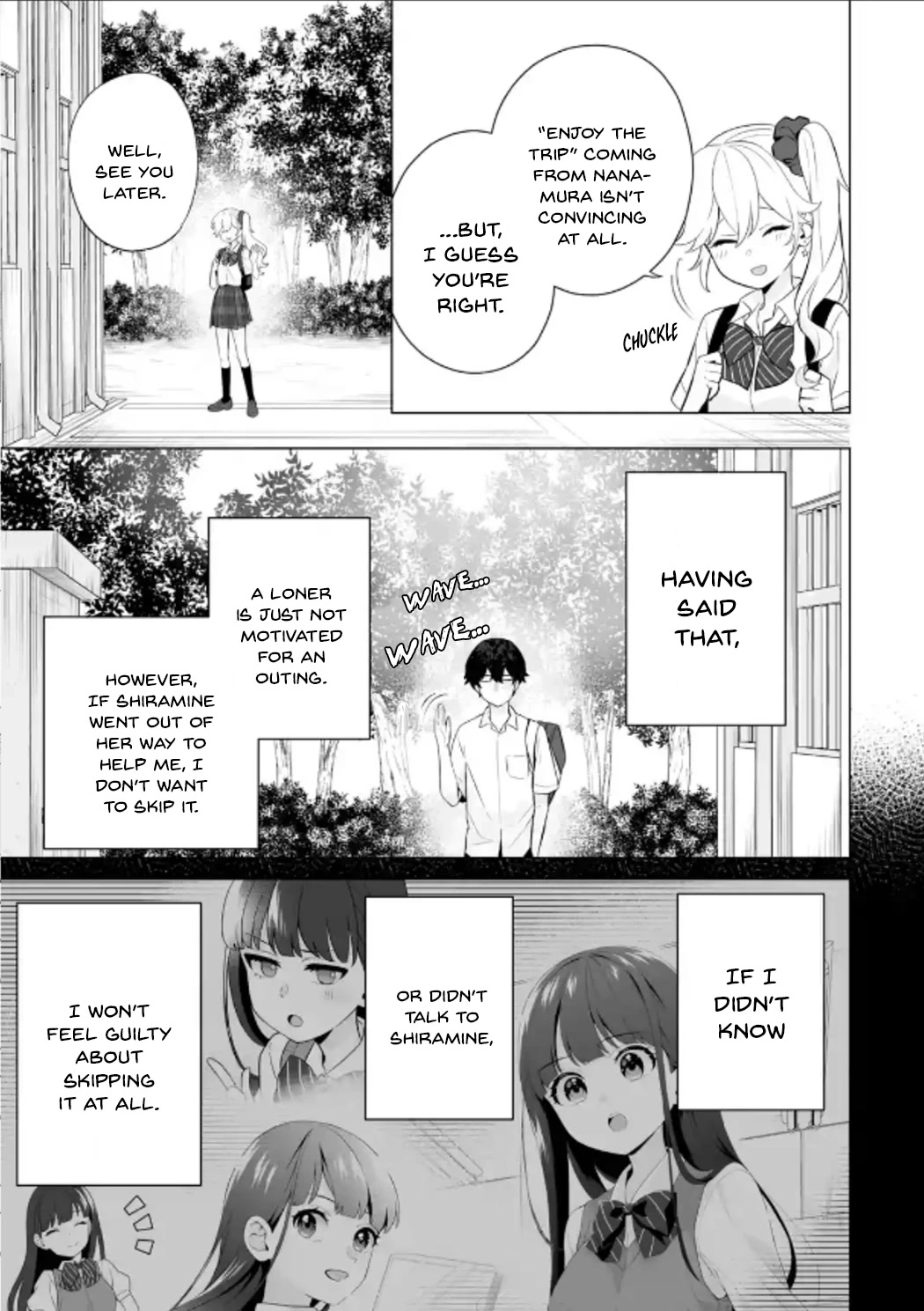 Please Leave Me Alone (For Some Reason, She Wants to Change a Lone Wolf's Helpless High School Life.) Chapter 12 page 9 - Chapter 12: I Want You to Stop Imposing These Normie Values of Yours onto Me, Alright?