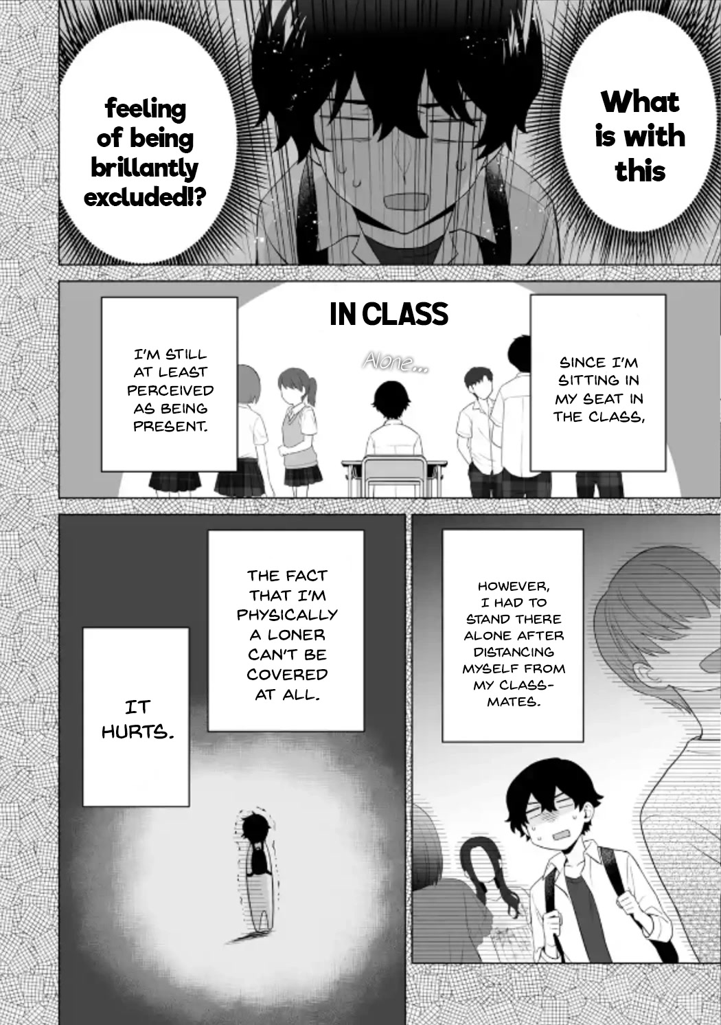 Please Leave Me Alone (For Some Reason, She Wants to Change a Lone Wolf's Helpless High School Life.) Chapter 13 page 14 - Chapter 13: A Loner Can't Possibly Leave a Nice Memory on the Trip, Okay?