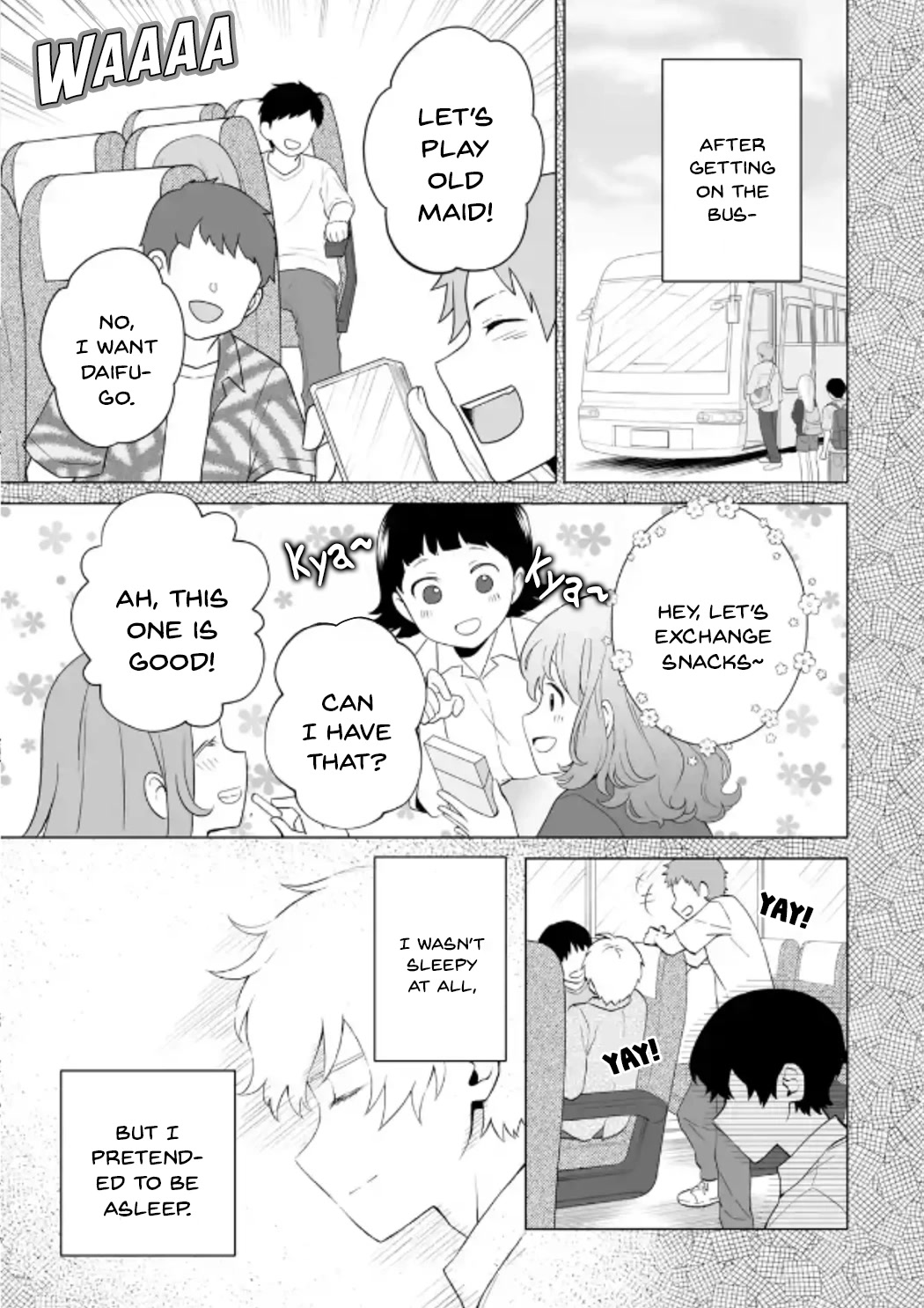 Please Leave Me Alone (For Some Reason, She Wants to Change a Lone Wolf's Helpless High School Life.) Chapter 13 page 15 - Chapter 13: A Loner Can't Possibly Leave a Nice Memory on the Trip, Okay?