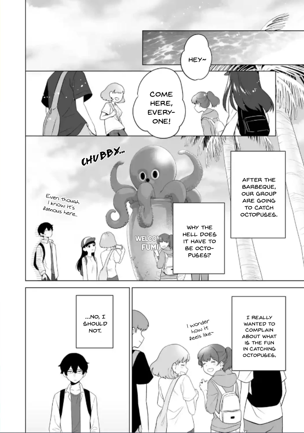 Please Leave Me Alone (For Some Reason, She Wants to Change a Lone Wolf's Helpless High School Life.) Chapter 13 page 20 - Chapter 13: A Loner Can't Possibly Leave a Nice Memory on the Trip, Okay?
