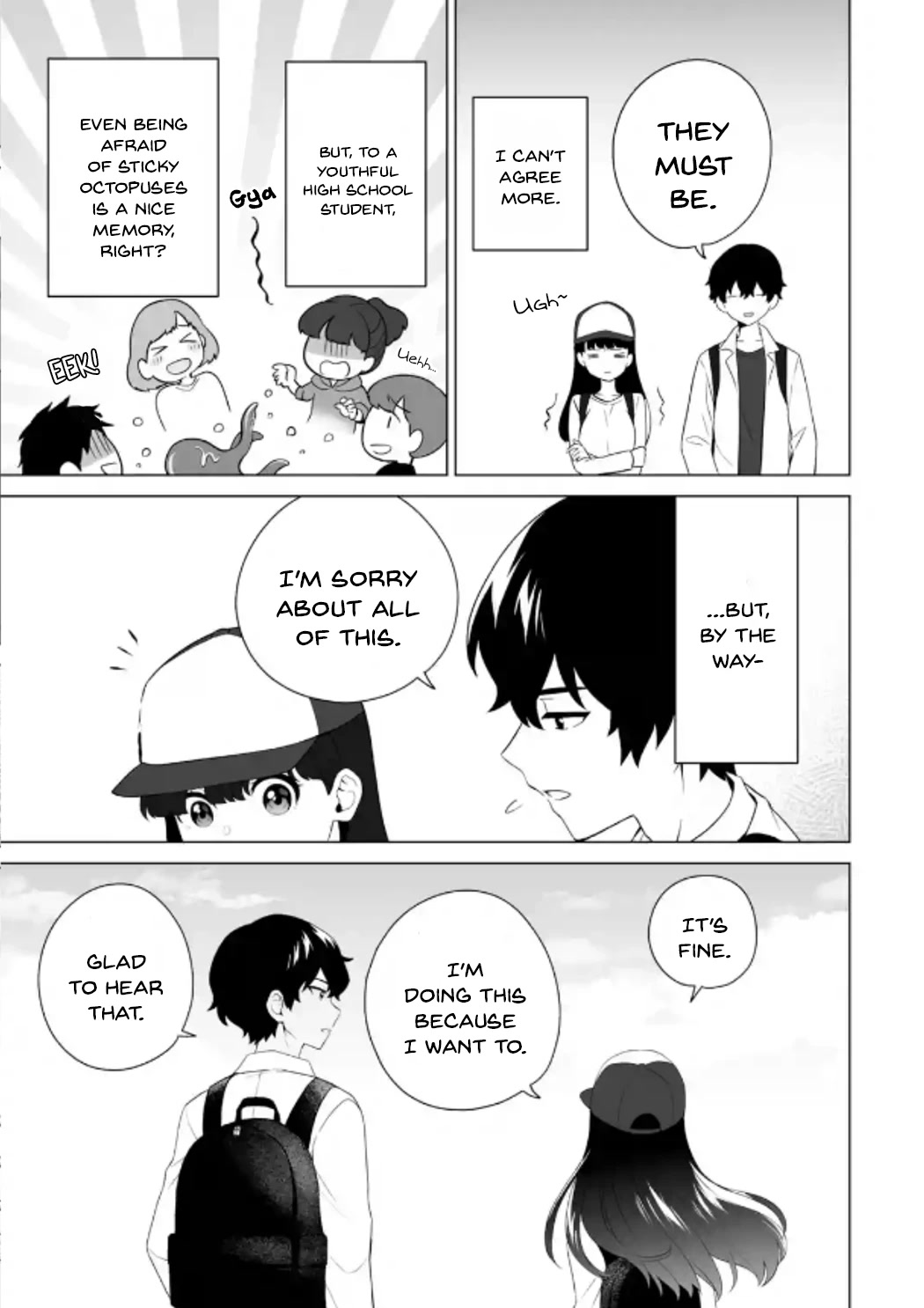 Please Leave Me Alone (For Some Reason, She Wants to Change a Lone Wolf's Helpless High School Life.) Chapter 13 page 23 - Chapter 13: A Loner Can't Possibly Leave a Nice Memory on the Trip, Okay?