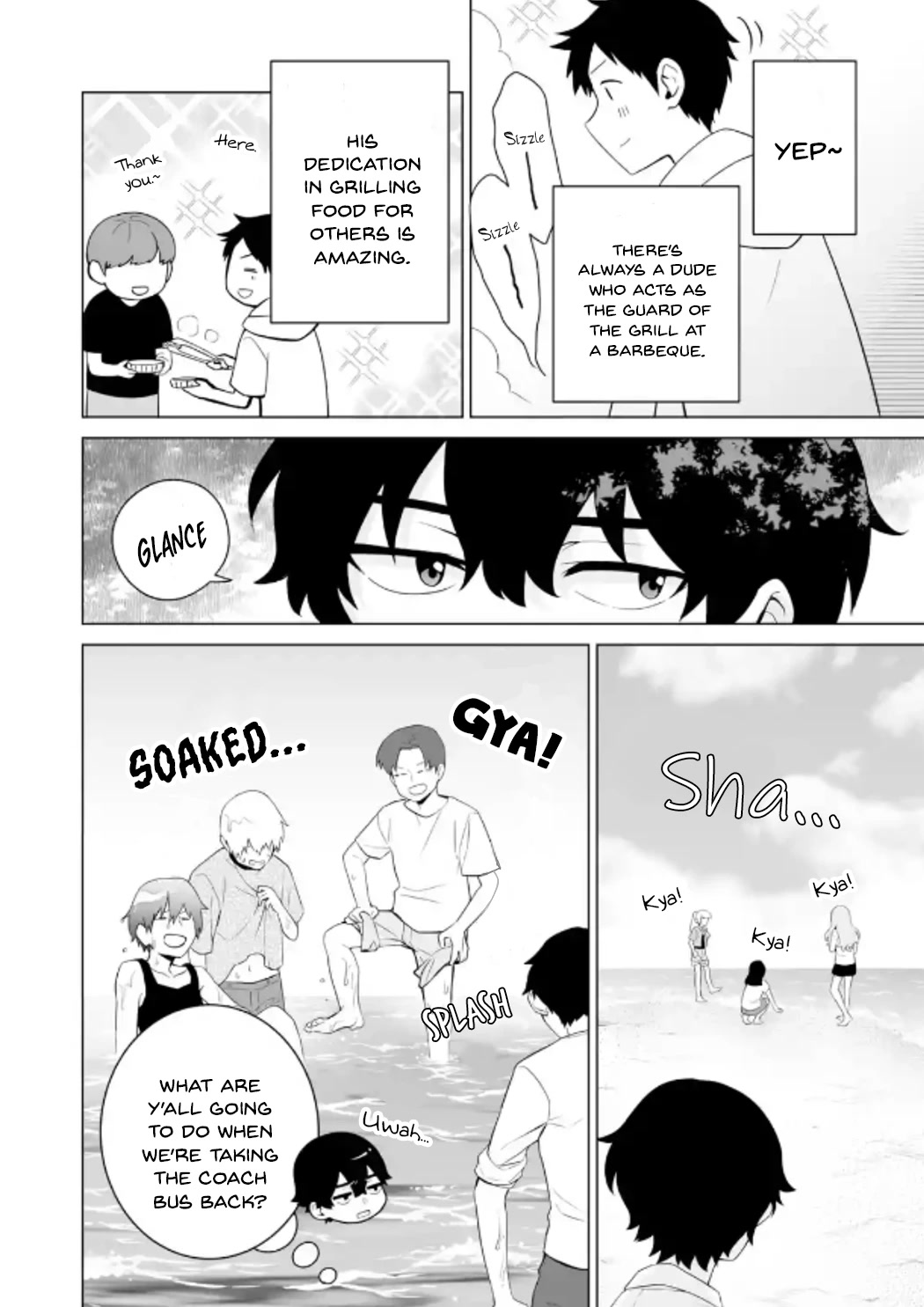 Please Leave Me Alone (For Some Reason, She Wants to Change a Lone Wolf's Helpless High School Life.) Chapter 13 page 8 - Chapter 13: A Loner Can't Possibly Leave a Nice Memory on the Trip, Okay?