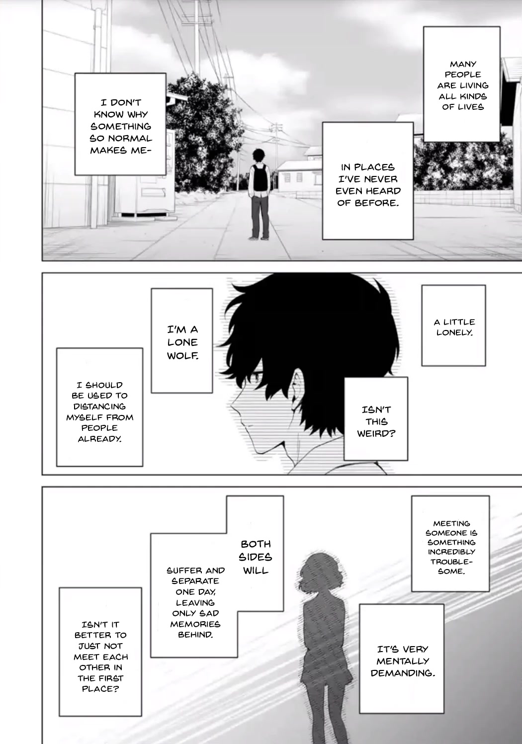 Please Leave Me Alone (For Some Reason, She Wants to Change a Lone Wolf's Helpless High School Life.) Chapter 14 page 20 - Chapter 14: There Are Only So Many Solutions a Loner Can Think of, Right?