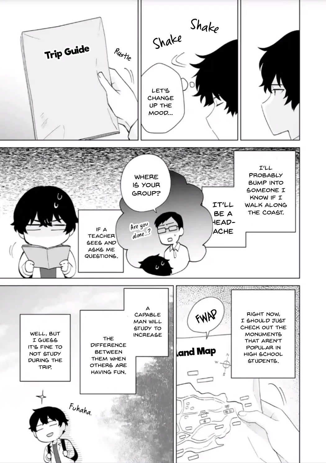 Please Leave Me Alone (For Some Reason, She Wants to Change a Lone Wolf's Helpless High School Life.) Chapter 14 page 21 - Chapter 14: There Are Only So Many Solutions a Loner Can Think of, Right?
