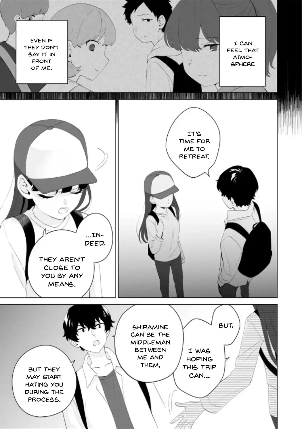 Please Leave Me Alone (For Some Reason, She Wants to Change a Lone Wolf's Helpless High School Life.) Chapter 14 page 5 - Chapter 14: There Are Only So Many Solutions a Loner Can Think of, Right?