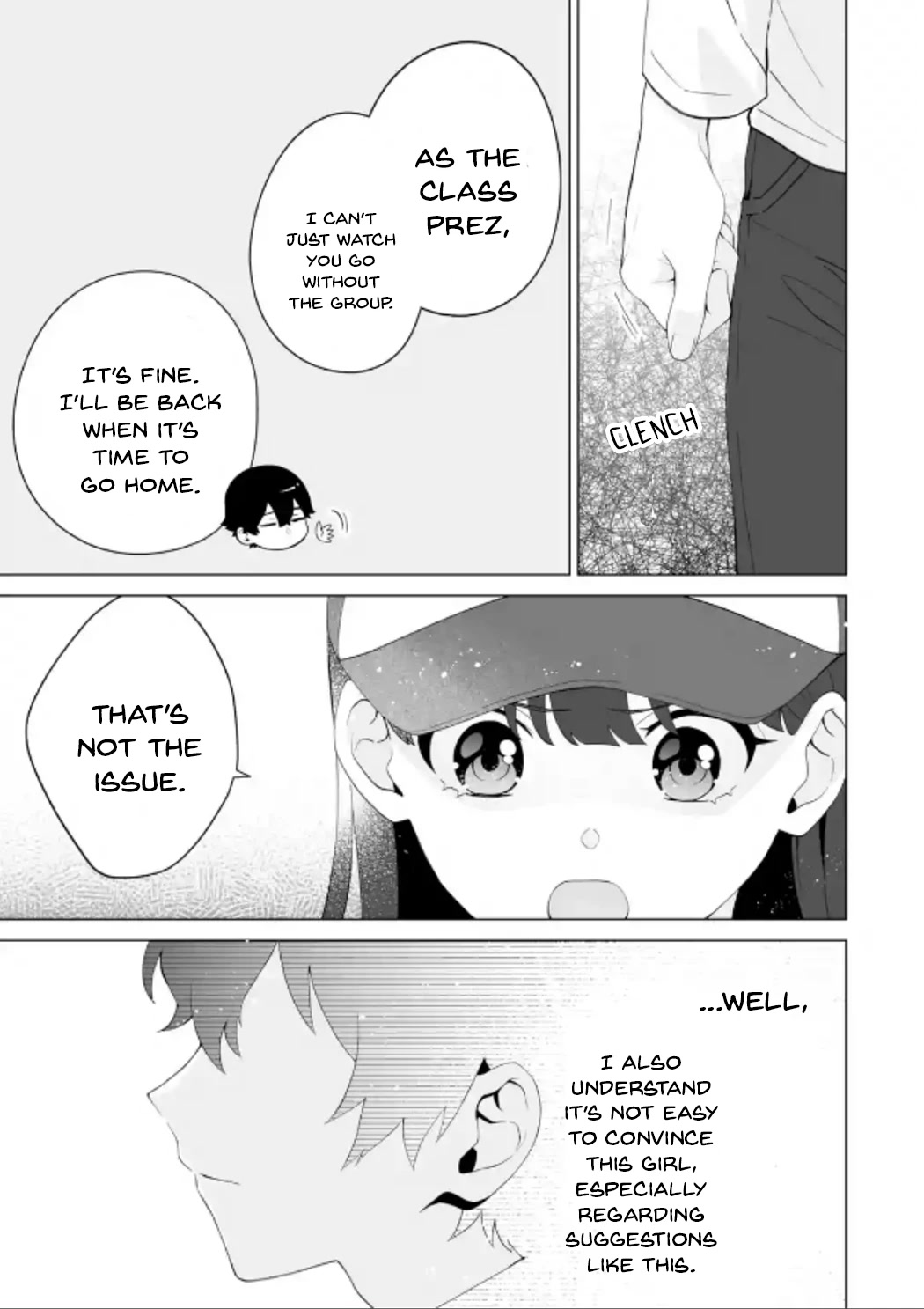 Please Leave Me Alone (For Some Reason, She Wants to Change a Lone Wolf's Helpless High School Life.) Chapter 14 page 7 - Chapter 14: There Are Only So Many Solutions a Loner Can Think of, Right?