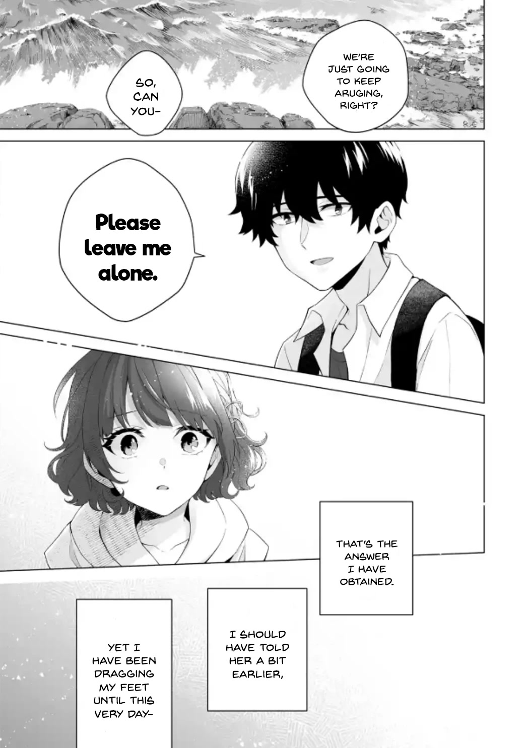 Please Leave Me Alone (For Some Reason, She Wants to Change a Lone Wolf's Helpless High School Life.) Chapter 15 page 15 - Chapter 15: That Isn't the Face I Want to See on Hanamitsuji, Right?