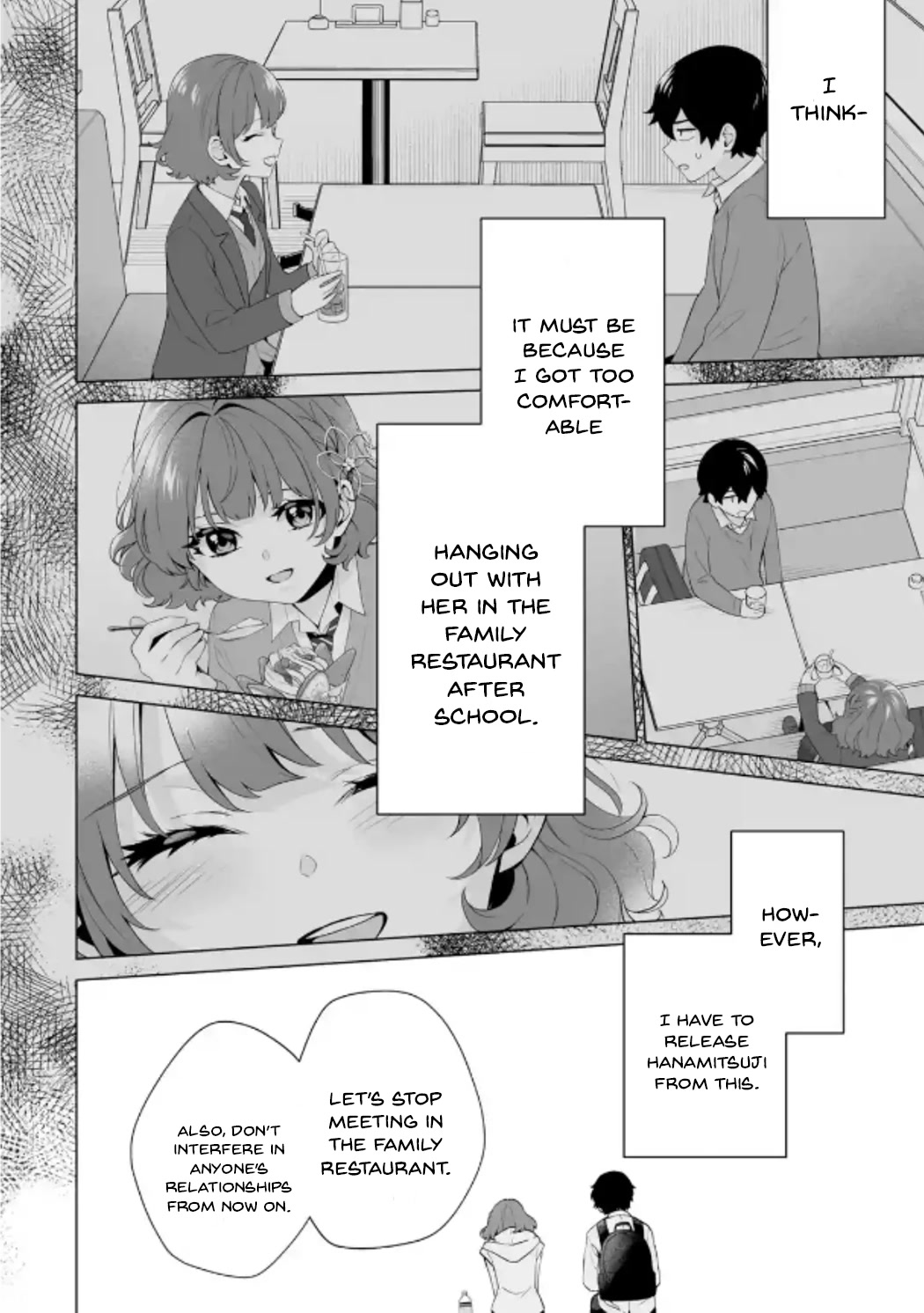 Please Leave Me Alone (For Some Reason, She Wants to Change a Lone Wolf's Helpless High School Life.) Chapter 15 page 16 - Chapter 15: That Isn't the Face I Want to See on Hanamitsuji, Right?