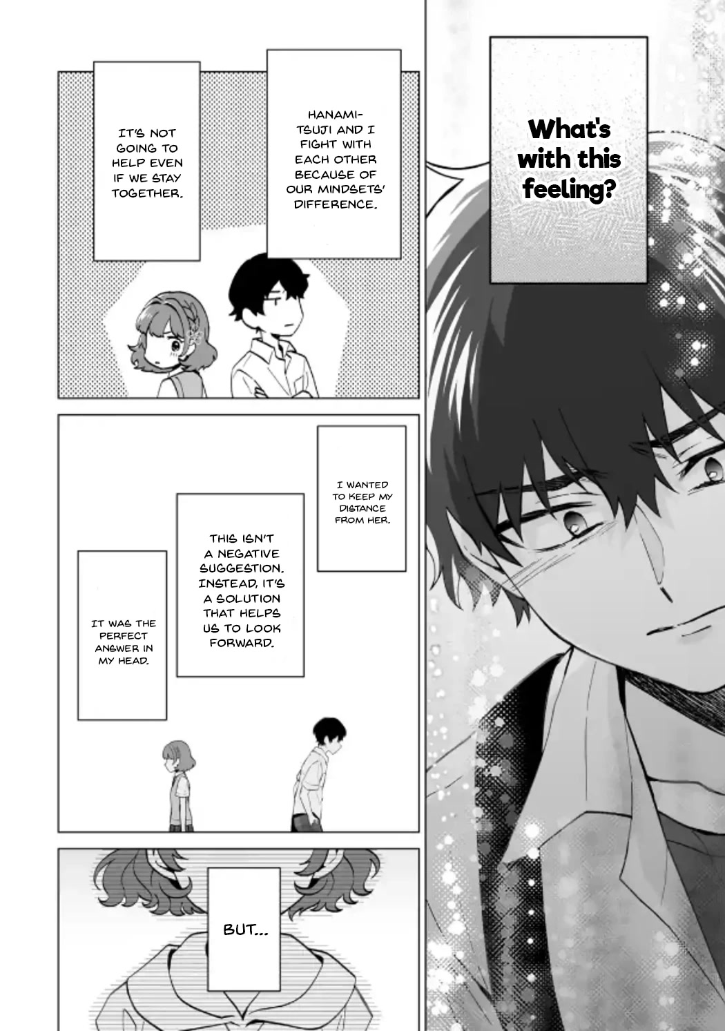 Please Leave Me Alone (For Some Reason, She Wants to Change a Lone Wolf's Helpless High School Life.) Chapter 15 page 22 - Chapter 15: That Isn't the Face I Want to See on Hanamitsuji, Right?