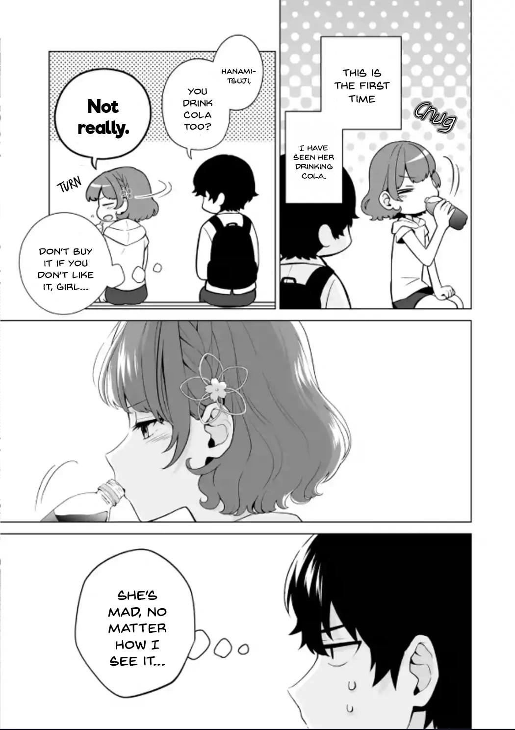 Please Leave Me Alone (For Some Reason, She Wants to Change a Lone Wolf's Helpless High School Life.) Chapter 15 page 3 - Chapter 15: That Isn't the Face I Want to See on Hanamitsuji, Right?