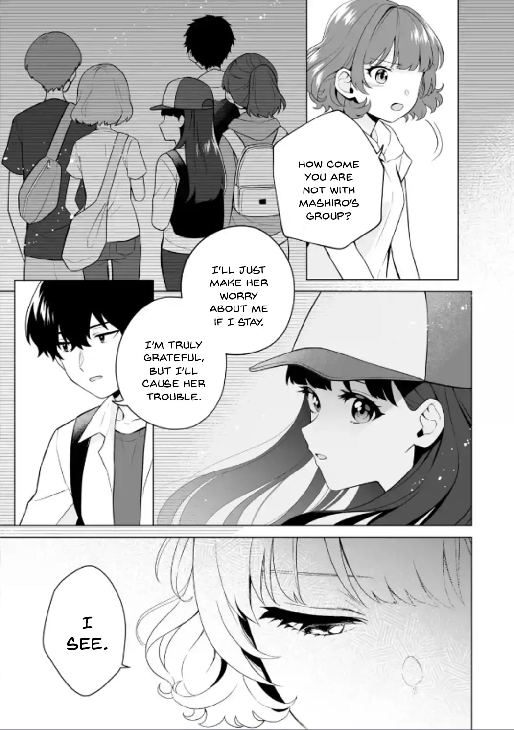 Please Leave Me Alone (For Some Reason, She Wants to Change a Lone Wolf's Helpless High School Life.) Chapter 15 page 5 - Chapter 15: That Isn't the Face I Want to See on Hanamitsuji, Right?