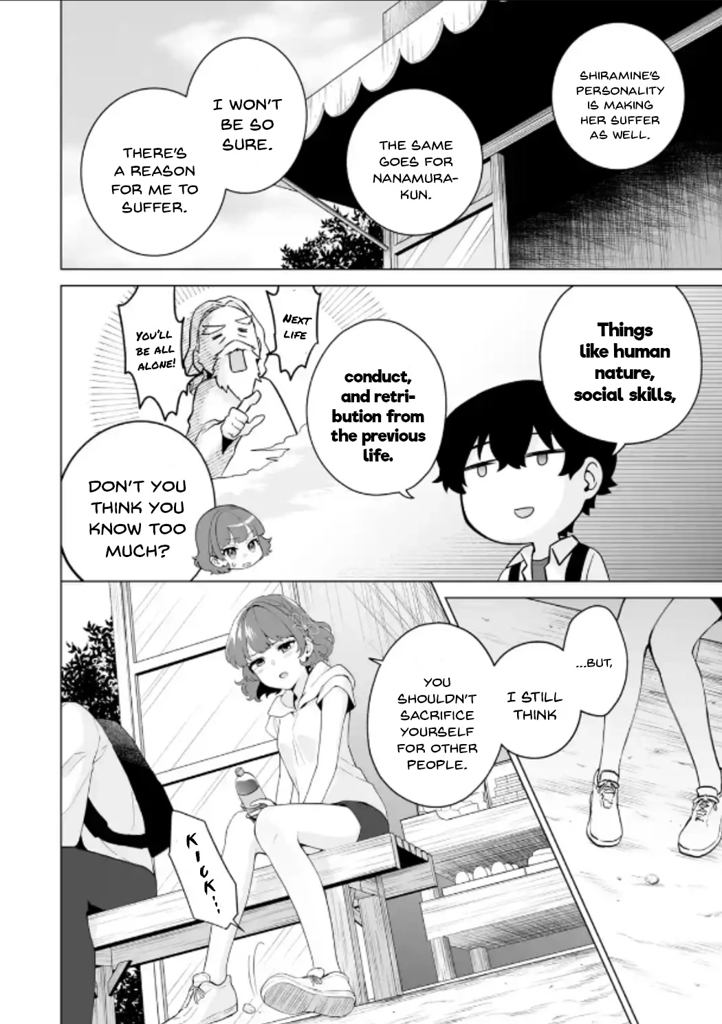 Please Leave Me Alone (For Some Reason, She Wants to Change a Lone Wolf's Helpless High School Life.) Chapter 15 page 6 - Chapter 15: That Isn't the Face I Want to See on Hanamitsuji, Right?