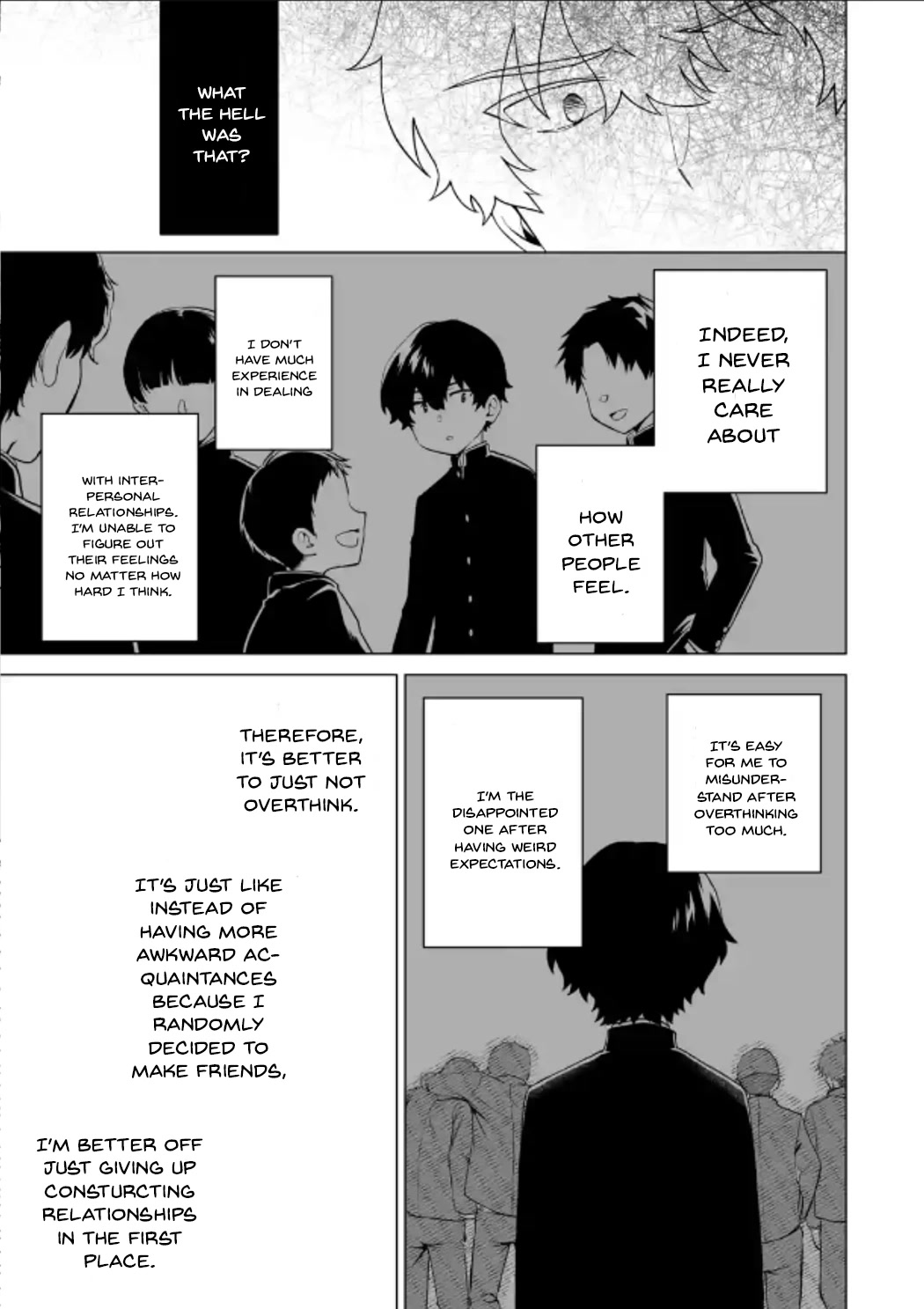 Please Leave Me Alone (For Some Reason, She Wants to Change a Lone Wolf's Helpless High School Life.) Chapter 15 page 9 - Chapter 15: That Isn't the Face I Want to See on Hanamitsuji, Right?