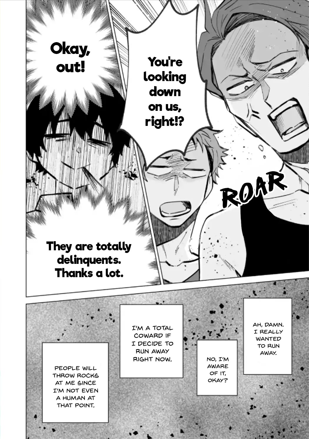Please Leave Me Alone (For Some Reason, She Wants to Change a Lone Wolf's Helpless High School Life.) Chapter 16 page 10 - Chapter 16: I Didn't Want to Go Through the Experience of Saving a Beautiful Girl from Bad Guys, Alright?