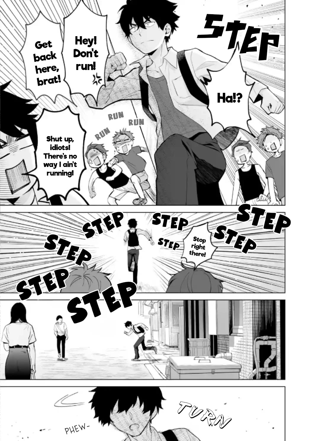 Please Leave Me Alone (For Some Reason, She Wants to Change a Lone Wolf's Helpless High School Life.) Chapter 16 page 15 - Chapter 16: I Didn't Want to Go Through the Experience of Saving a Beautiful Girl from Bad Guys, Alright?