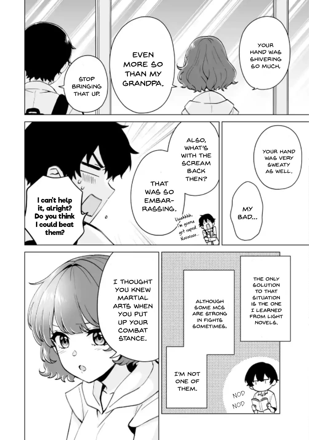 Please Leave Me Alone (For Some Reason, She Wants to Change a Lone Wolf's Helpless High School Life.) Chapter 16 page 26 - Chapter 16: I Didn't Want to Go Through the Experience of Saving a Beautiful Girl from Bad Guys, Alright?