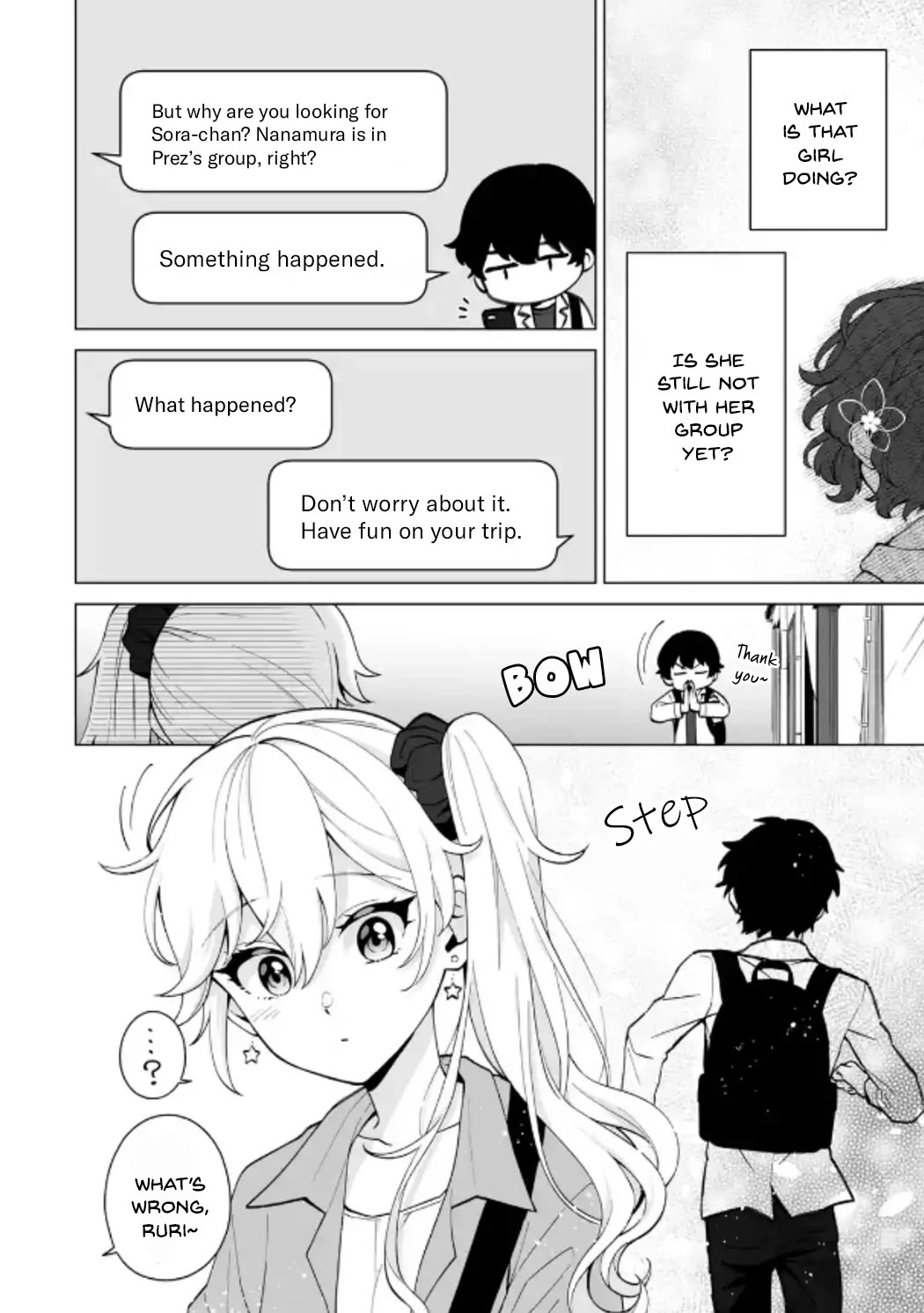 Please Leave Me Alone (For Some Reason, She Wants to Change a Lone Wolf's Helpless High School Life.) Chapter 16 page 6 - Chapter 16: I Didn't Want to Go Through the Experience of Saving a Beautiful Girl from Bad Guys, Alright?