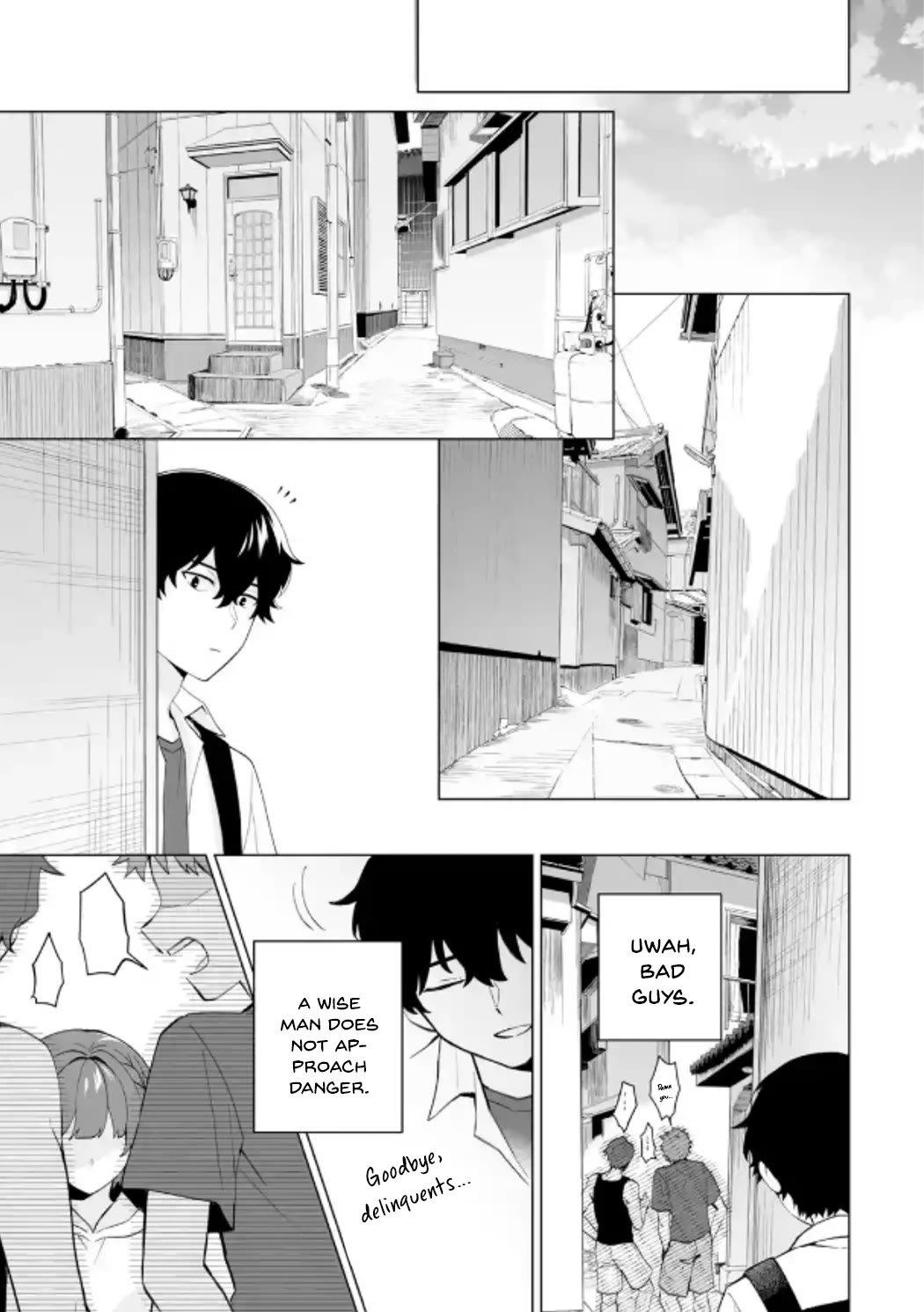 Please Leave Me Alone (For Some Reason, She Wants to Change a Lone Wolf's Helpless High School Life.) Chapter 16 page 7 - Chapter 16: I Didn't Want to Go Through the Experience of Saving a Beautiful Girl from Bad Guys, Alright?