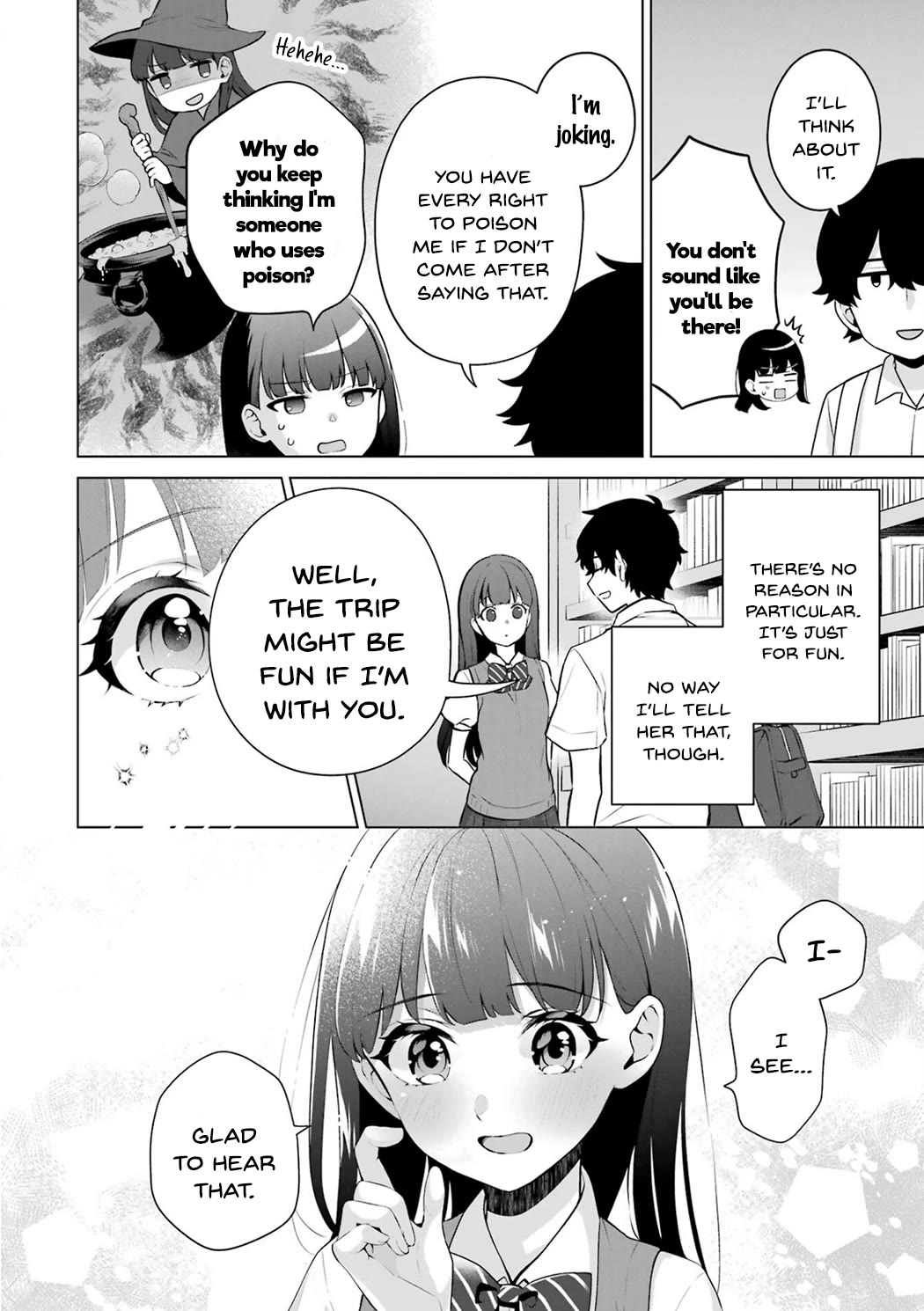Please Leave Me Alone (For Some Reason, She Wants to Change a Lone Wolf's Helpless High School Life.) Chapter 17.5 page 8 - Chapter 17.5: Vol.3 Extras