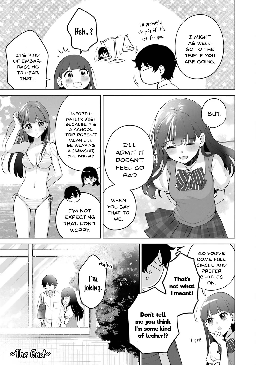 Please Leave Me Alone (For Some Reason, She Wants to Change a Lone Wolf's Helpless High School Life.) Chapter 17.5 page 9 - Chapter 17.5: Vol.3 Extras
