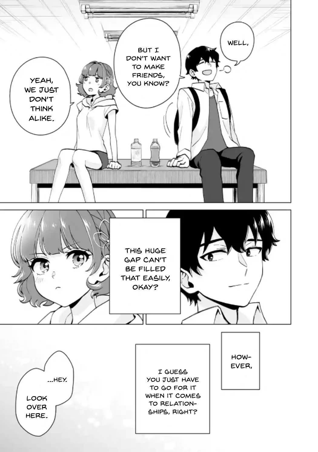 Please Leave Me Alone (For Some Reason, She Wants to Change a Lone Wolf's Helpless High School Life.) Chapter 17 page 17 - Chapter 17: No One Would Struggle if We Knew the Correct Answer, Right?