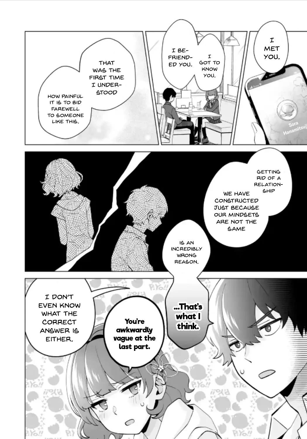 Please Leave Me Alone (For Some Reason, She Wants to Change a Lone Wolf's Helpless High School Life.) Chapter 17 page 2 - Chapter 17: No One Would Struggle if We Knew the Correct Answer, Right?