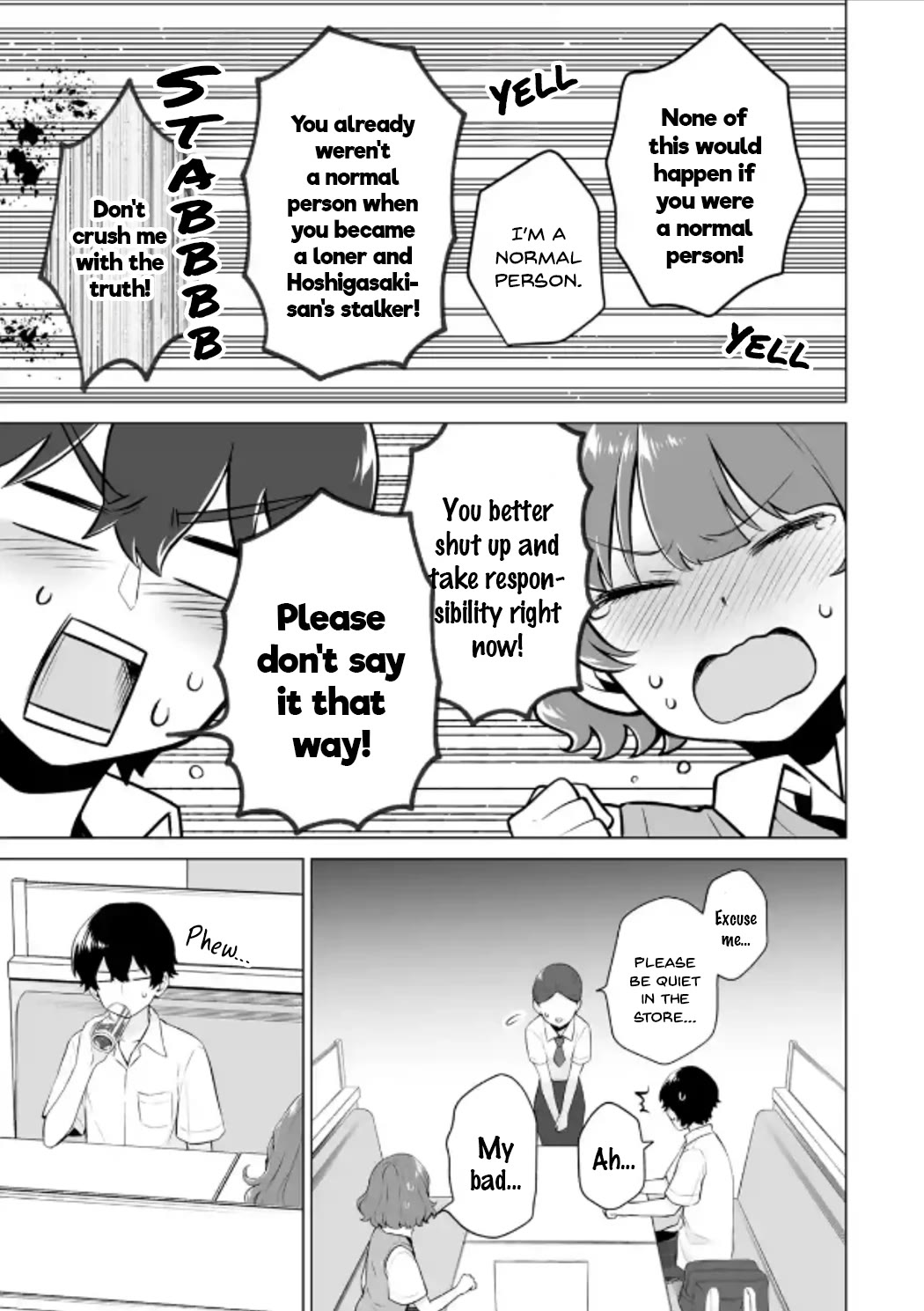 Please Leave Me Alone (For Some Reason, She Wants to Change a Lone Wolf's Helpless High School Life.) Chapter 18 page 19 - Chapter 18: The Reflection Meeting Began Just When I Thought It Was a Happy Ending