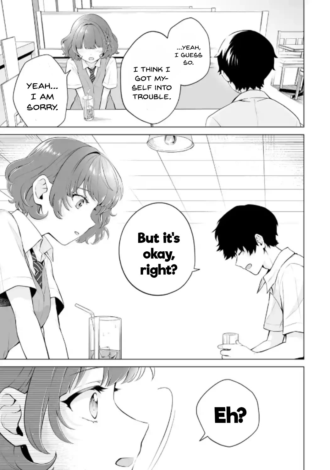Please Leave Me Alone (For Some Reason, She Wants to Change a Lone Wolf's Helpless High School Life.) Chapter 18 page 21 - Chapter 18: The Reflection Meeting Began Just When I Thought It Was a Happy Ending