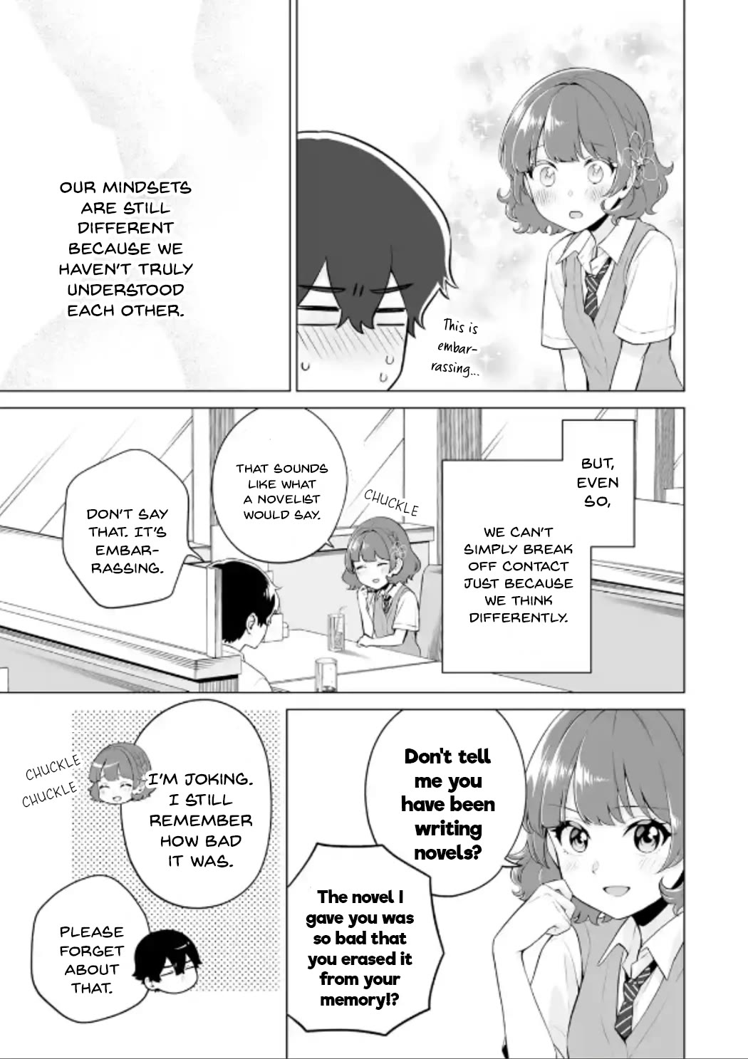 Please Leave Me Alone (For Some Reason, She Wants to Change a Lone Wolf's Helpless High School Life.) Chapter 18 page 23 - Chapter 18: The Reflection Meeting Began Just When I Thought It Was a Happy Ending
