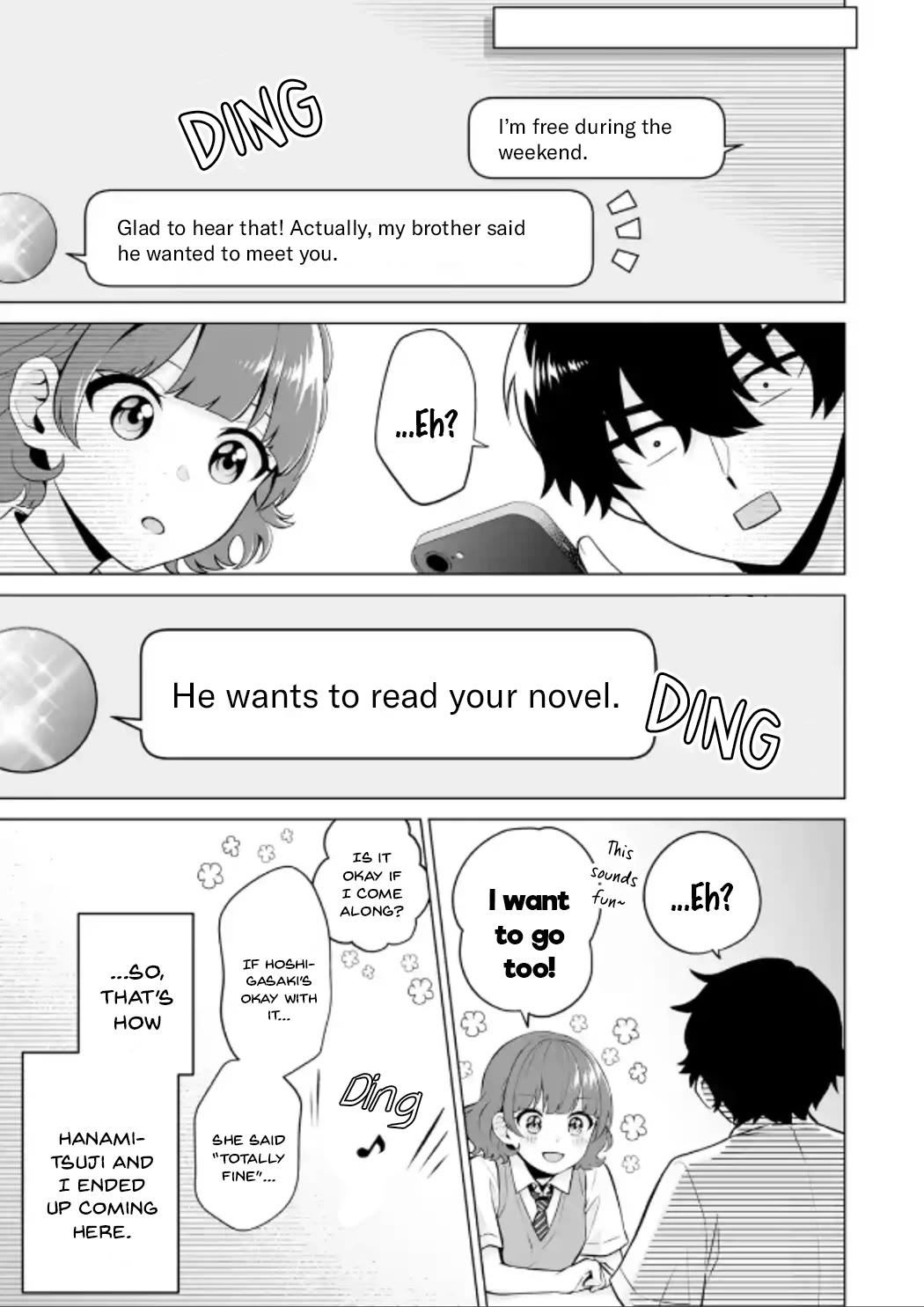 Please Leave Me Alone (For Some Reason, She Wants to Change a Lone Wolf's Helpless High School Life.) Chapter 19 page 13 - Chapter 19: Isn't This Something I Have Read in a Rom-Com?
