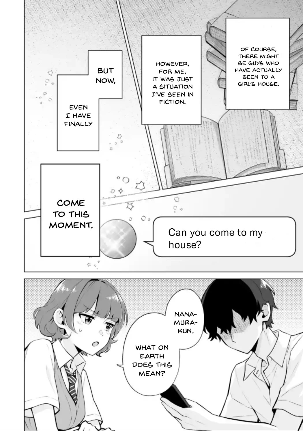 Please Leave Me Alone (For Some Reason, She Wants to Change a Lone Wolf's Helpless High School Life.) Chapter 19 page 2 - Chapter 19: Isn't This Something I Have Read in a Rom-Com?