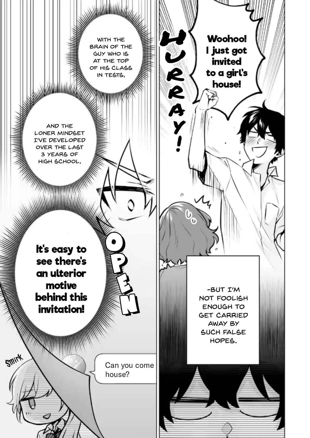 Please Leave Me Alone (For Some Reason, She Wants to Change a Lone Wolf's Helpless High School Life.) Chapter 19 page 3 - Chapter 19: Isn't This Something I Have Read in a Rom-Com?