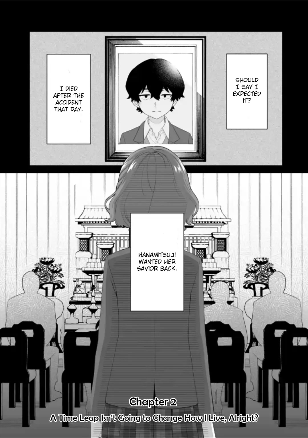Please Leave Me Alone (For Some Reason, She Wants to Change a Lone Wolf's Helpless High School Life.) Chapter 2 page 1 - Chapter 2: A Time Leap Isn't Going to Change How I Live, Alright?