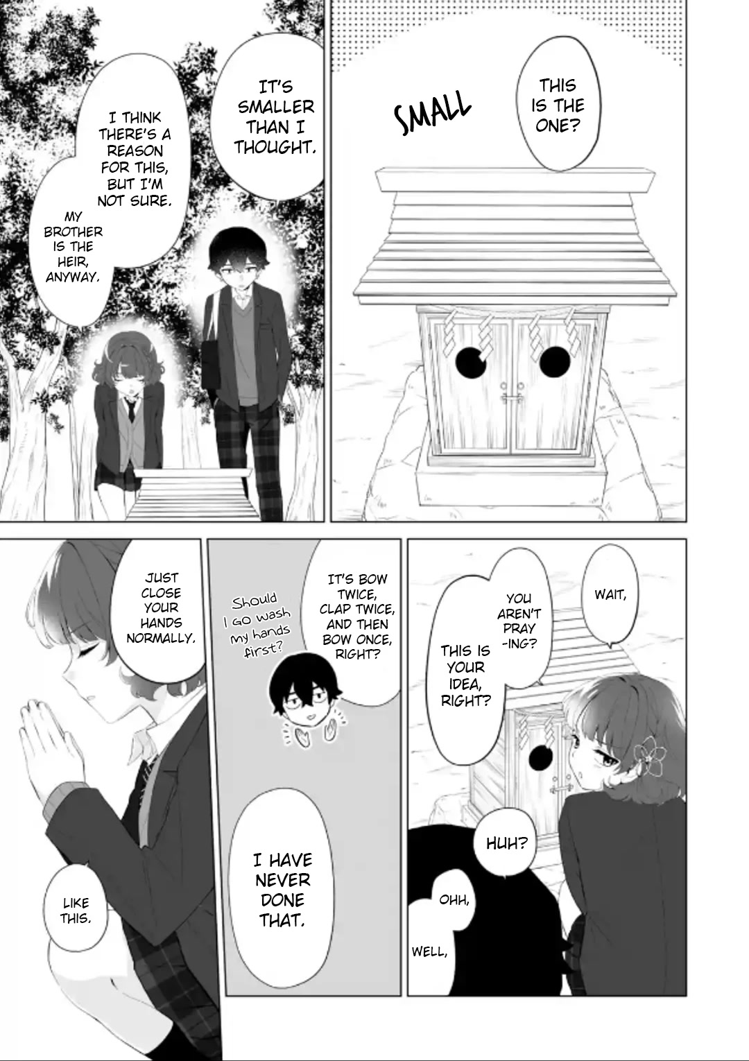 Please Leave Me Alone (For Some Reason, She Wants to Change a Lone Wolf's Helpless High School Life.) Chapter 2 page 11 - Chapter 2: A Time Leap Isn't Going to Change How I Live, Alright?