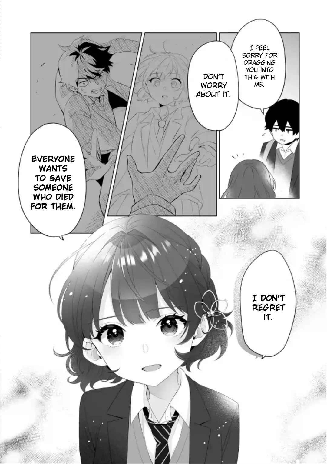 Please Leave Me Alone (For Some Reason, She Wants to Change a Lone Wolf's Helpless High School Life.) Chapter 2 page 15 - Chapter 2: A Time Leap Isn't Going to Change How I Live, Alright?