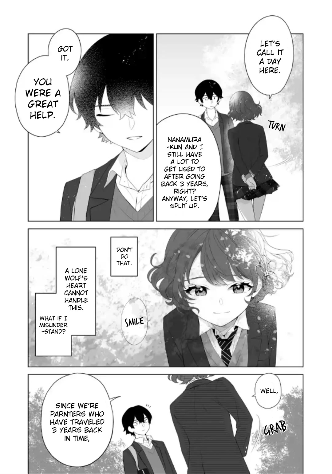 Please Leave Me Alone (For Some Reason, She Wants to Change a Lone Wolf's Helpless High School Life.) Chapter 2 page 17 - Chapter 2: A Time Leap Isn't Going to Change How I Live, Alright?