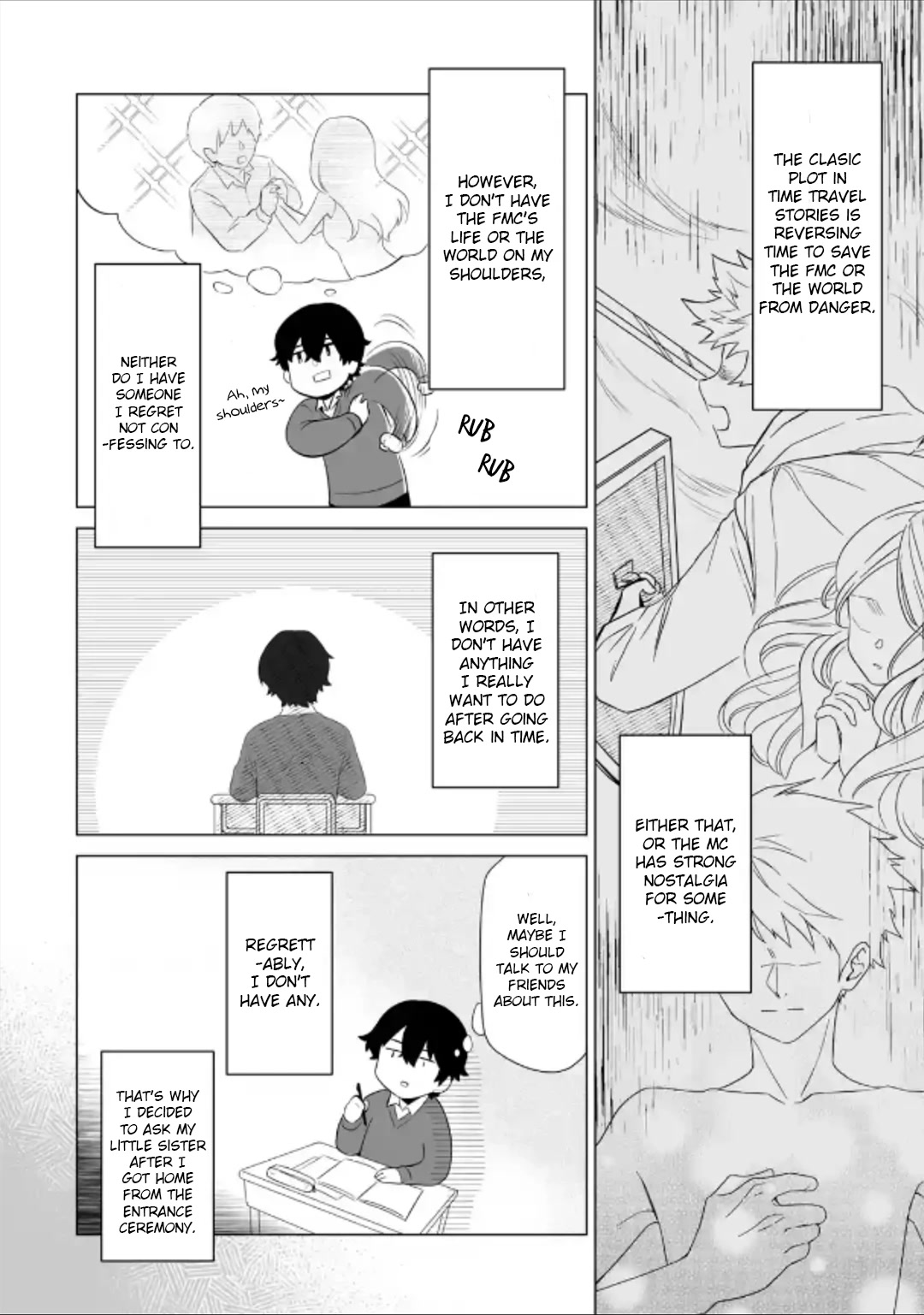 Please Leave Me Alone (For Some Reason, She Wants to Change a Lone Wolf's Helpless High School Life.) Chapter 2 page 20 - Chapter 2: A Time Leap Isn't Going to Change How I Live, Alright?