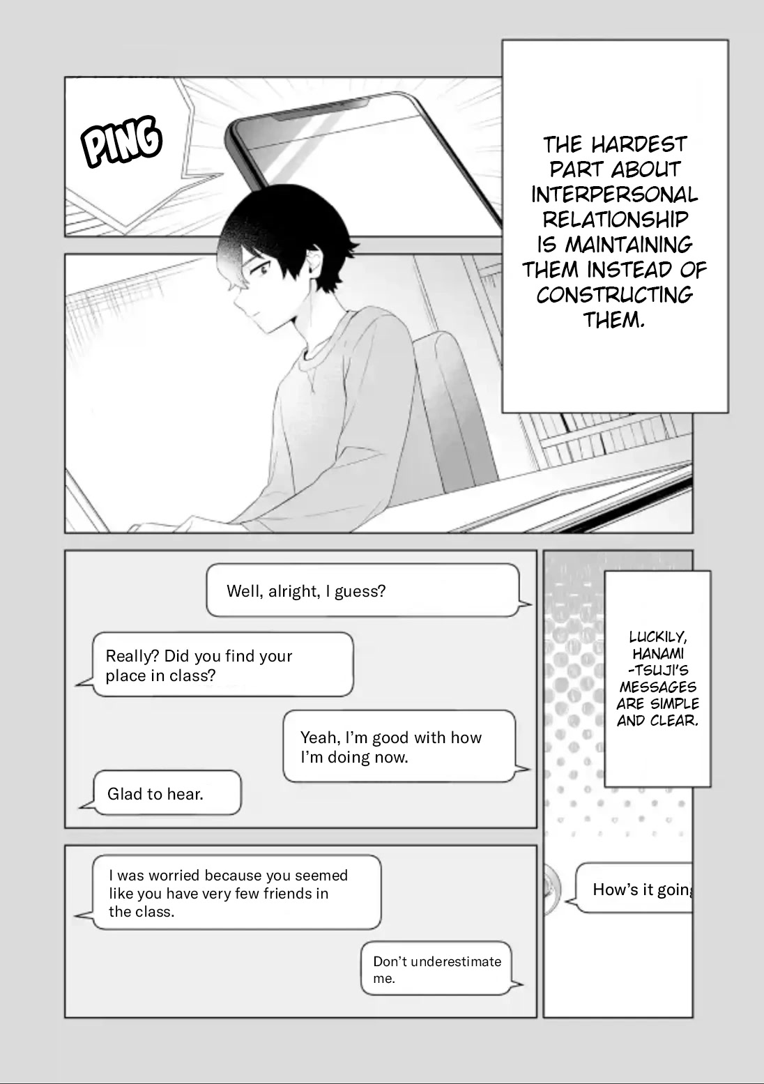 Please Leave Me Alone (For Some Reason, She Wants to Change a Lone Wolf's Helpless High School Life.) Chapter 2 page 26 - Chapter 2: A Time Leap Isn't Going to Change How I Live, Alright?