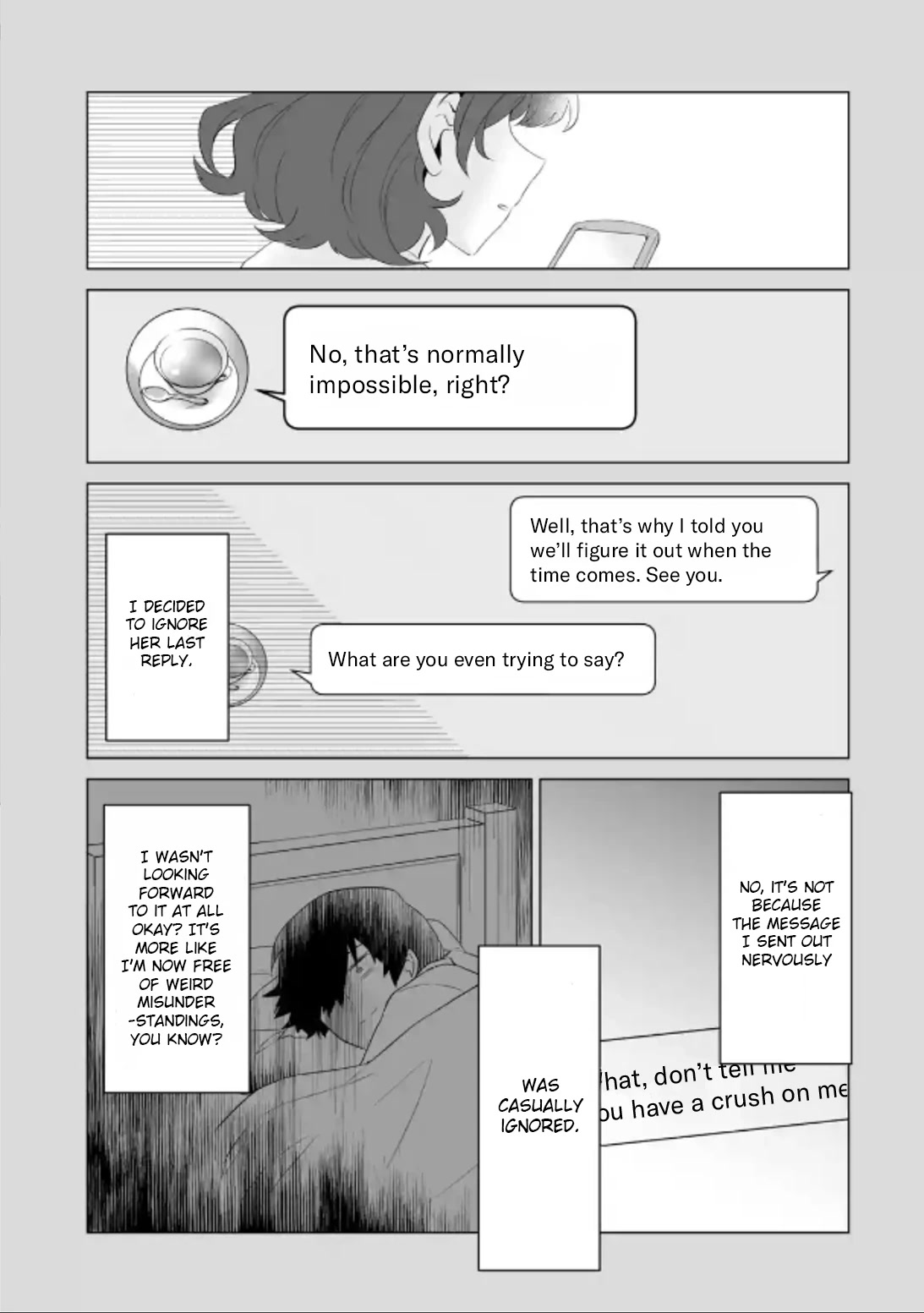 Please Leave Me Alone (For Some Reason, She Wants to Change a Lone Wolf's Helpless High School Life.) Chapter 2 page 29 - Chapter 2: A Time Leap Isn't Going to Change How I Live, Alright?
