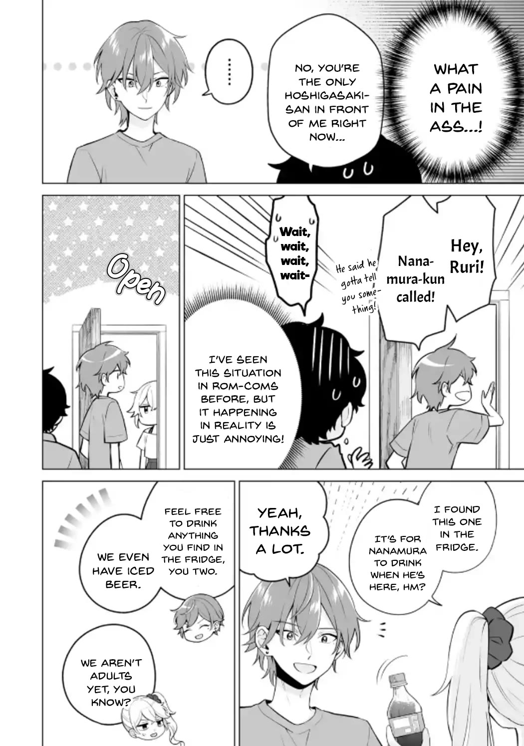 Please Leave Me Alone (For Some Reason, She Wants to Change a Lone Wolf's Helpless High School Life.) Chapter 20 page 4 - Chapter 20: It Won't Turn into a Rom-Com Situation Even if I Went to a Girl's House, Alright?