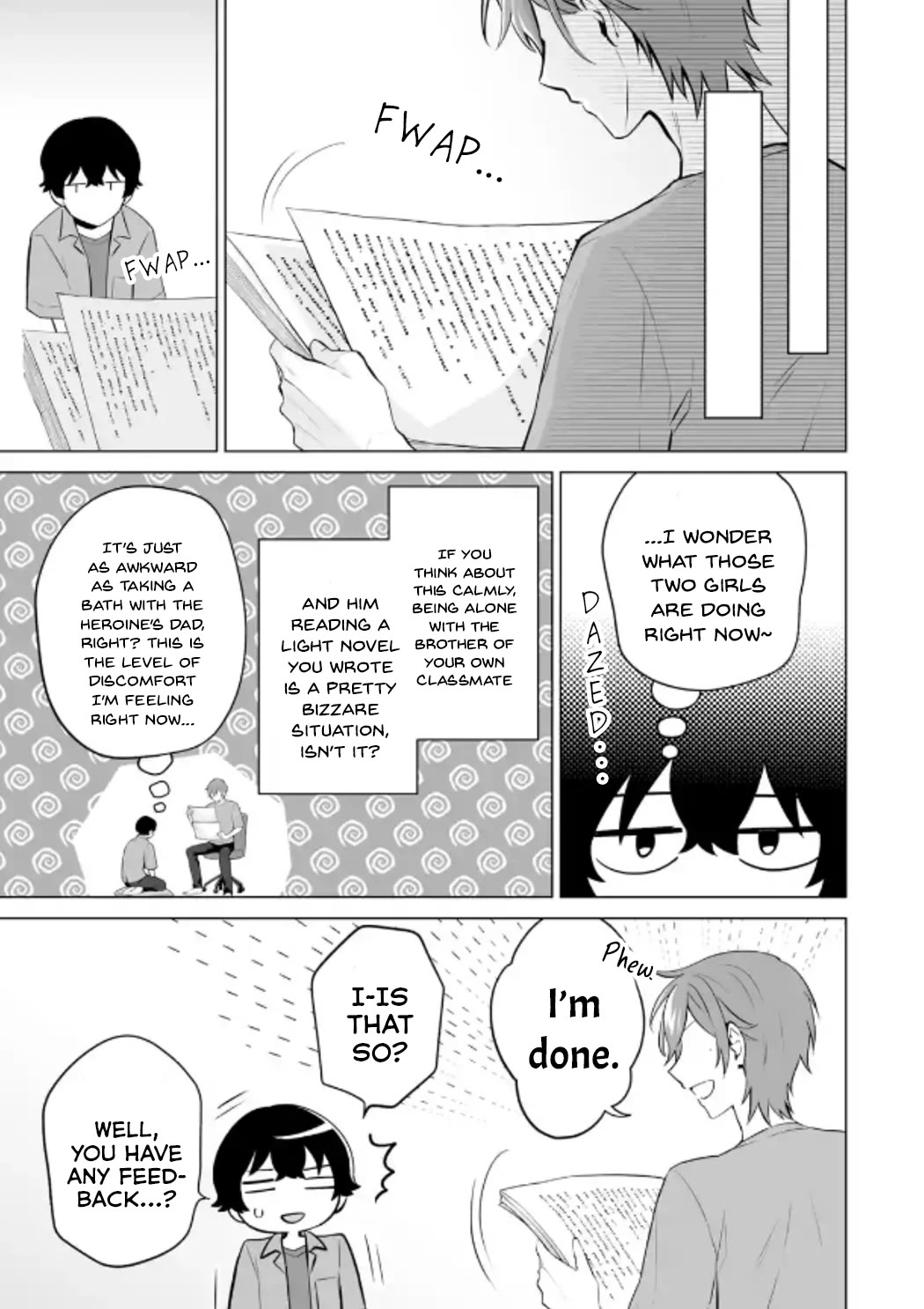 Please Leave Me Alone (For Some Reason, She Wants to Change a Lone Wolf's Helpless High School Life.) Chapter 20 page 9 - Chapter 20: It Won't Turn into a Rom-Com Situation Even if I Went to a Girl's House, Alright?