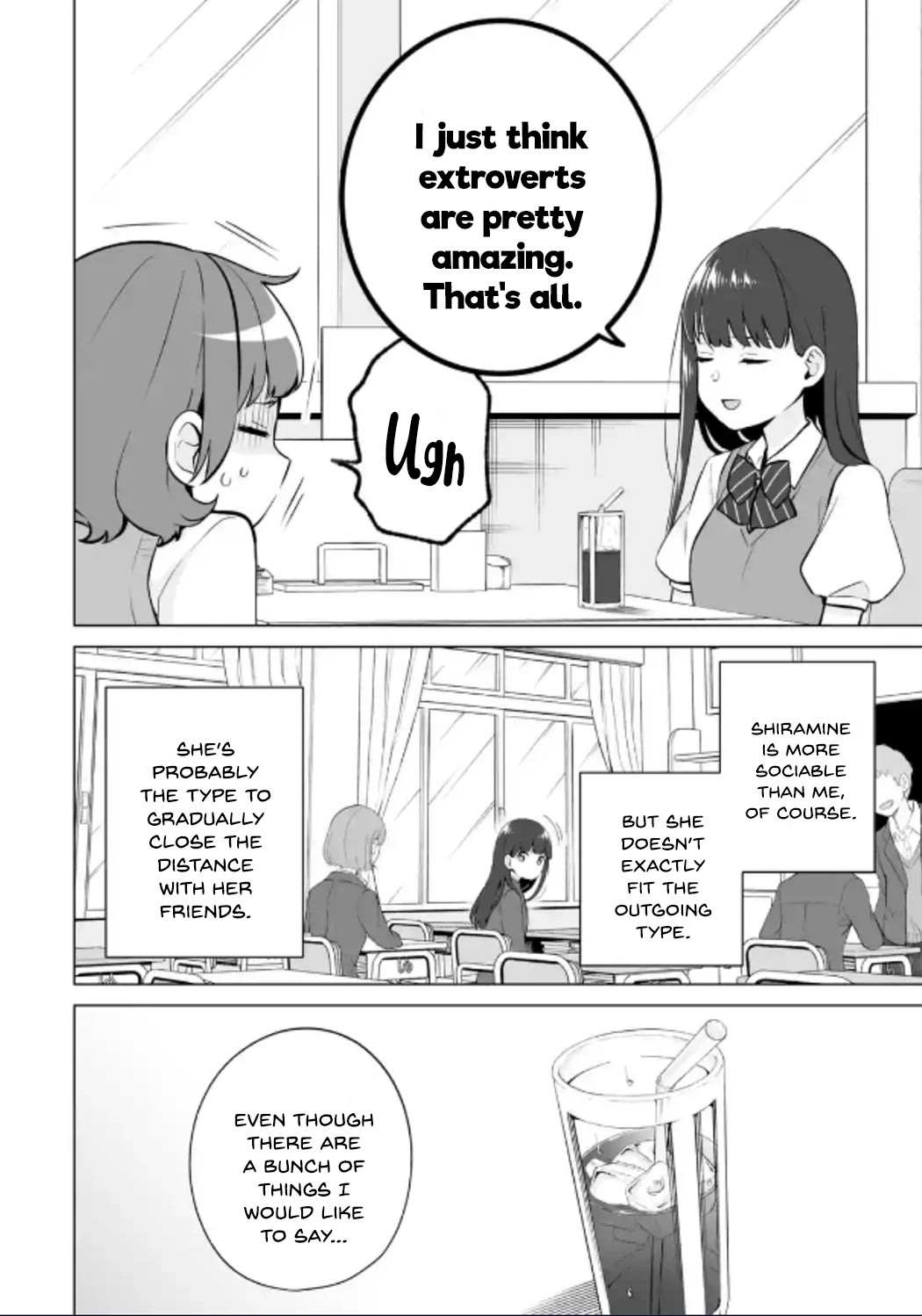 Please Leave Me Alone (For Some Reason, She Wants to Change a Lone Wolf's Helpless High School Life.) Chapter 21 page 10 - Chapter 21: I Didn't Expect Shiramine to be the Type to Hold a Grudge This Much?