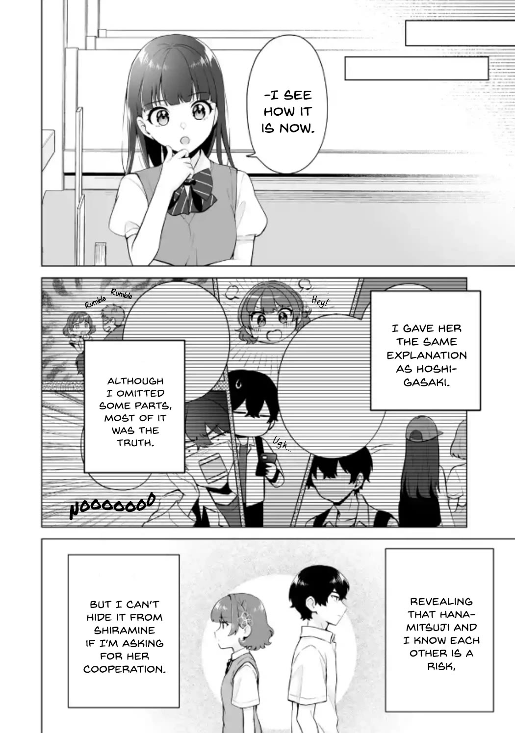 Please Leave Me Alone (For Some Reason, She Wants to Change a Lone Wolf's Helpless High School Life.) Chapter 21 page 12 - Chapter 21: I Didn't Expect Shiramine to be the Type to Hold a Grudge This Much?